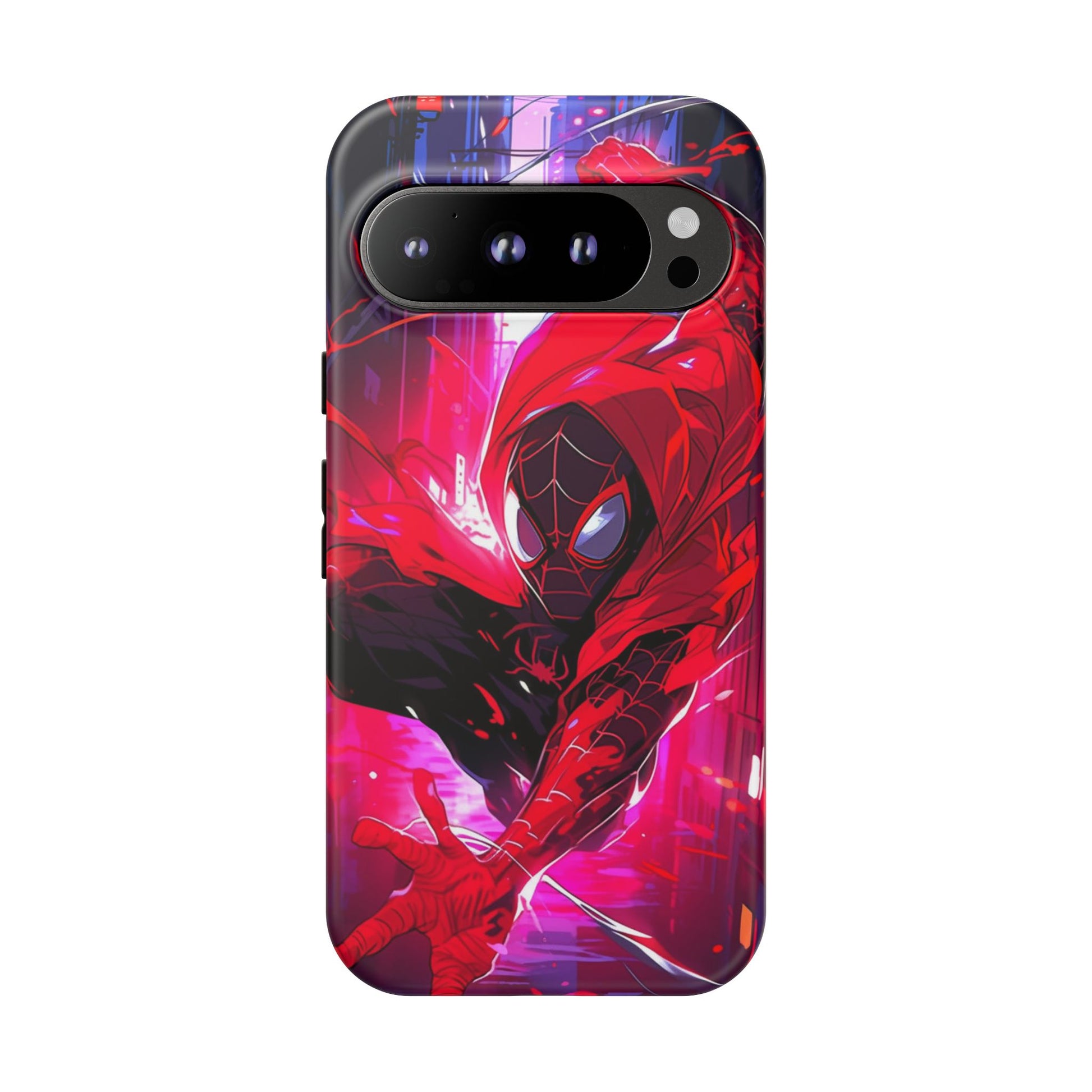 Miles Morales Spiderman Phone Case, Tough Cases for iPhones, Samsung, and Pixel
