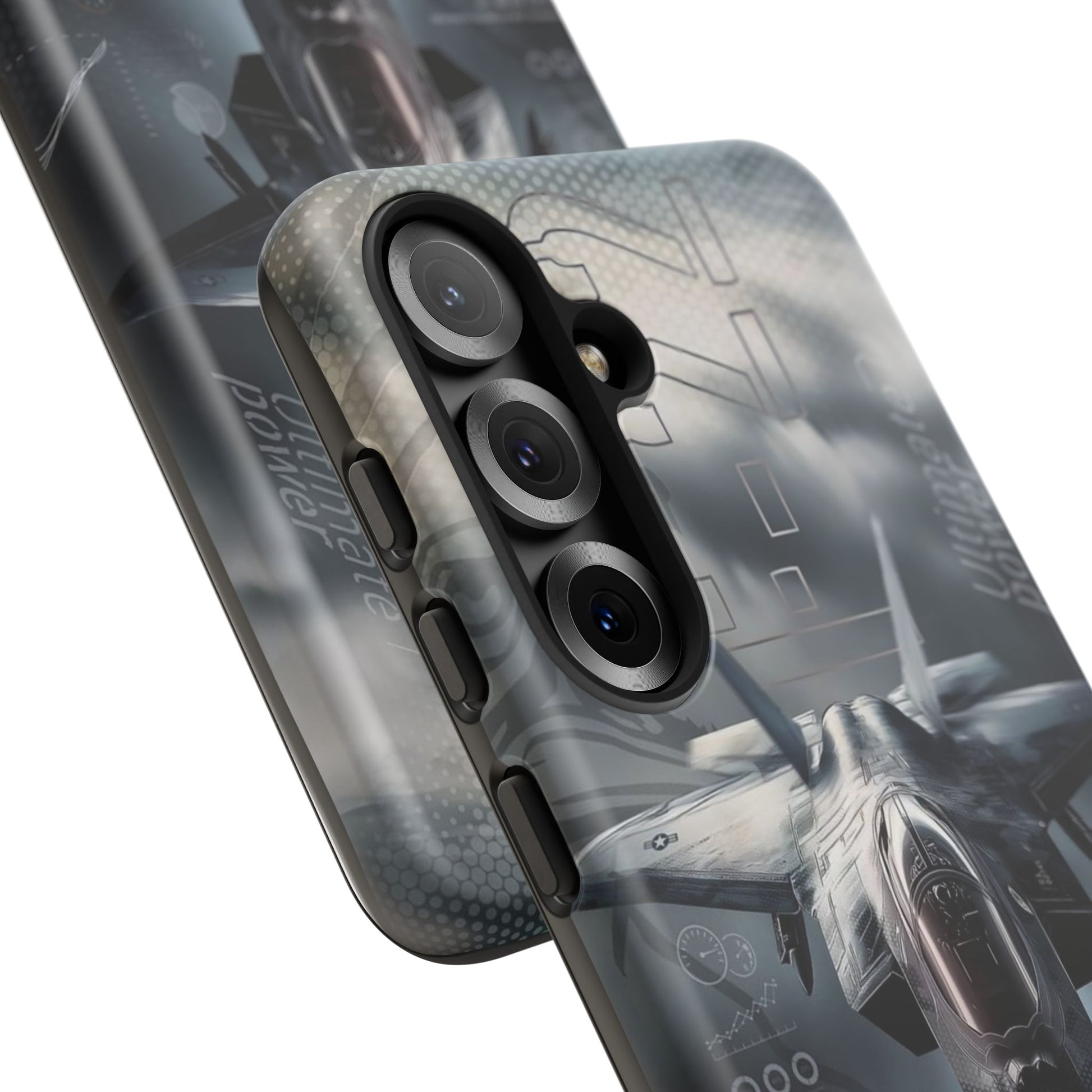 F-22 Raptor Fighter Jet Tough Cases for iPhones, Samsung, and Pixel