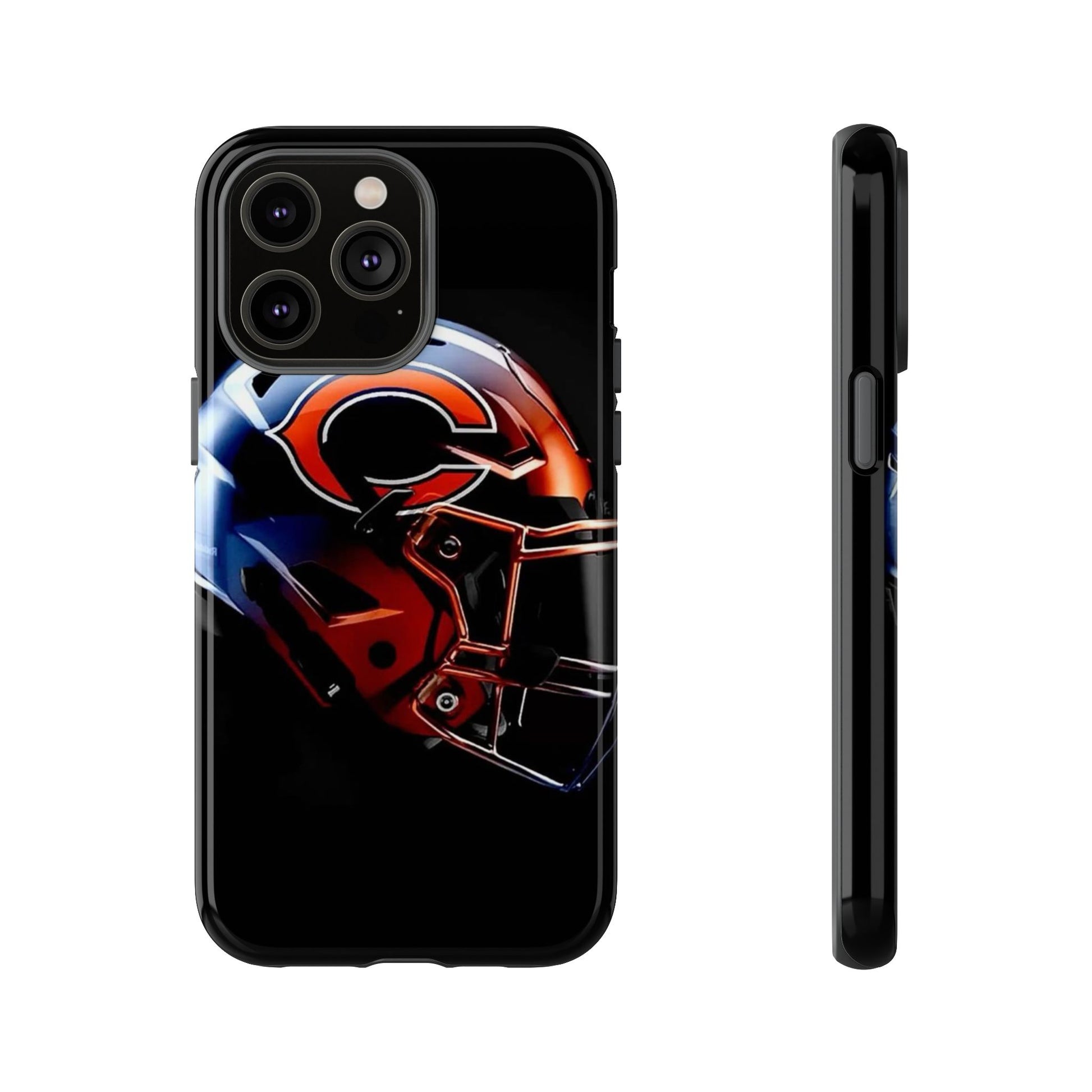 Football Helmet Chicago Bears Phone Case, Tough Cases for iPhones, Samsung, and Pixel