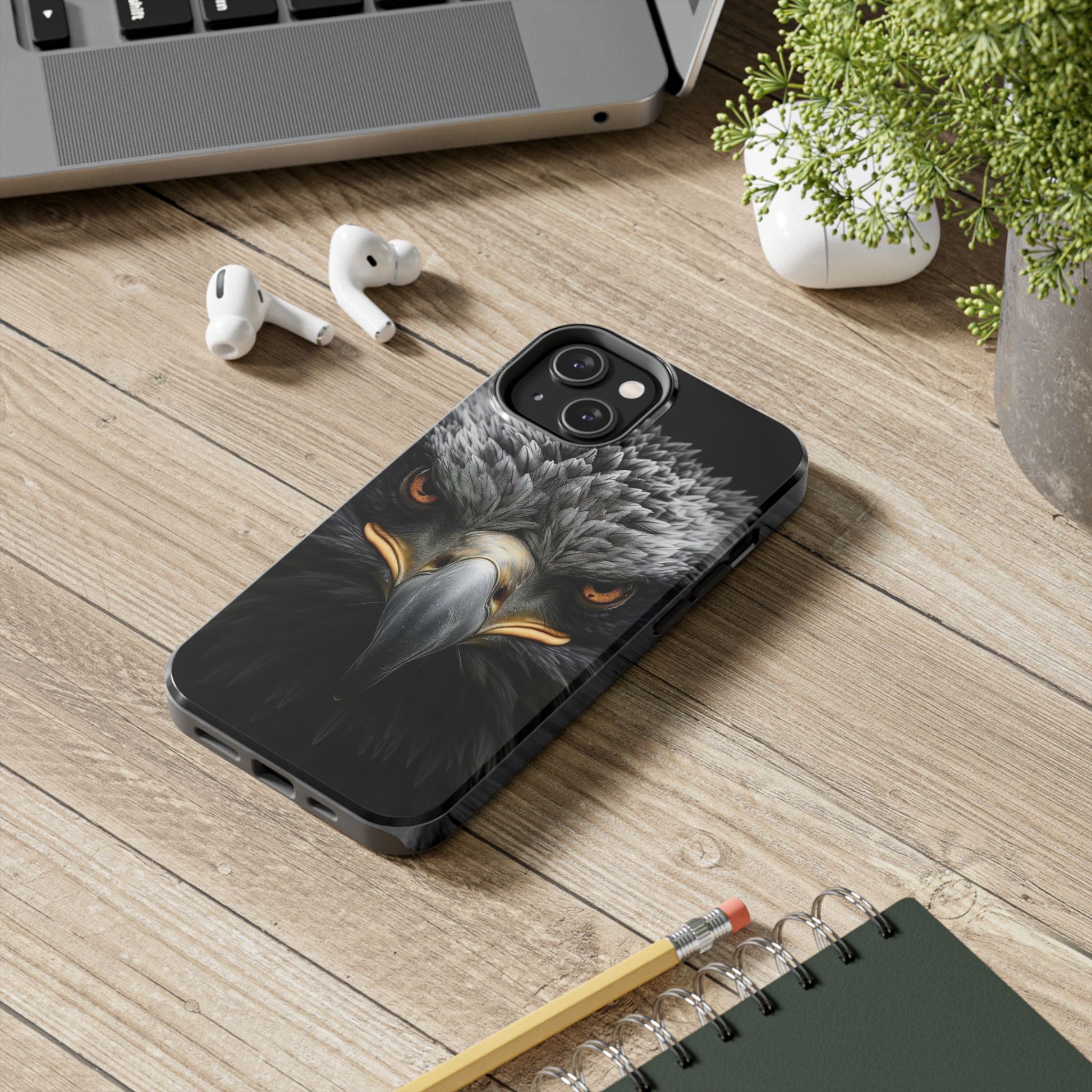 Mean Eagle Stare Theme Phone Cases for iPhones & Samsung Phones
