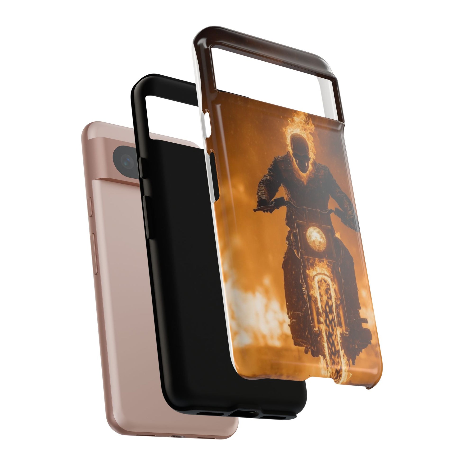 Marvel's Ghostrider Tough Cases for iPhones, Samsung, and Pixel