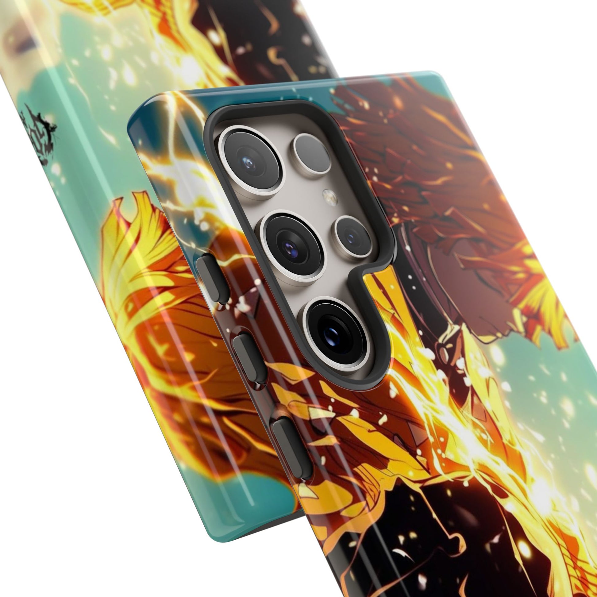 Demon Slayer Zenitsu Anime Theme Phone Case, Tough Cases for iPhones, Samsung, and Pixel