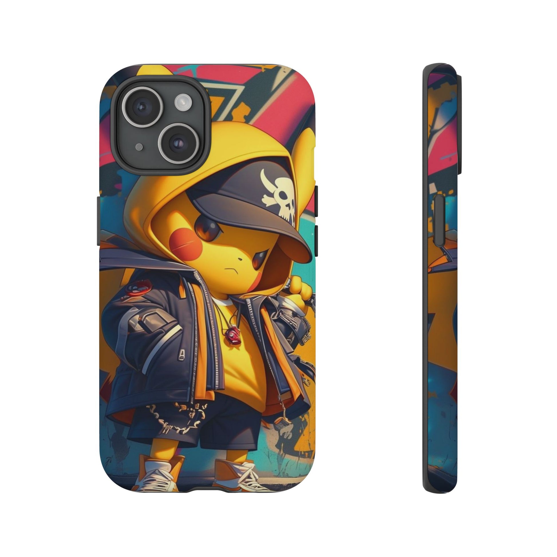 Cute Poke Bear Phone Case, Tough Cases for iPhones, Samsung, and Pixel