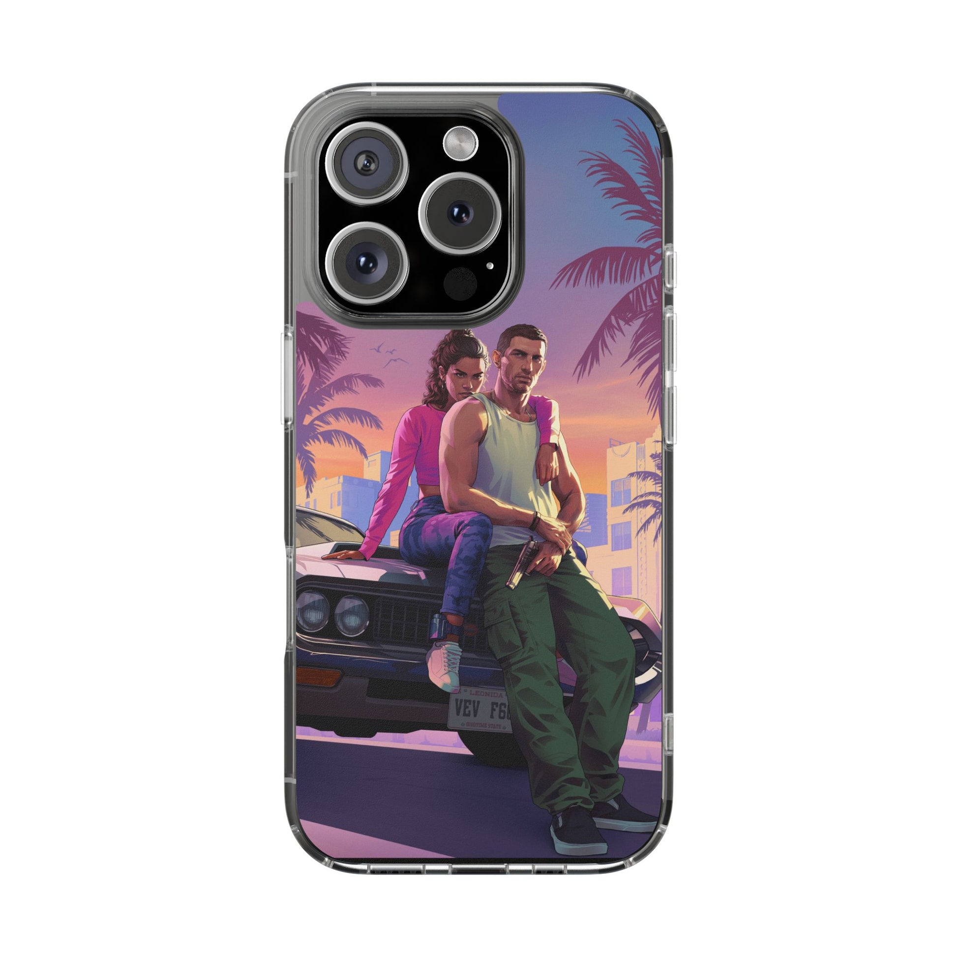 Grand Theft Game inspired Protective Iphone and Samsung case
