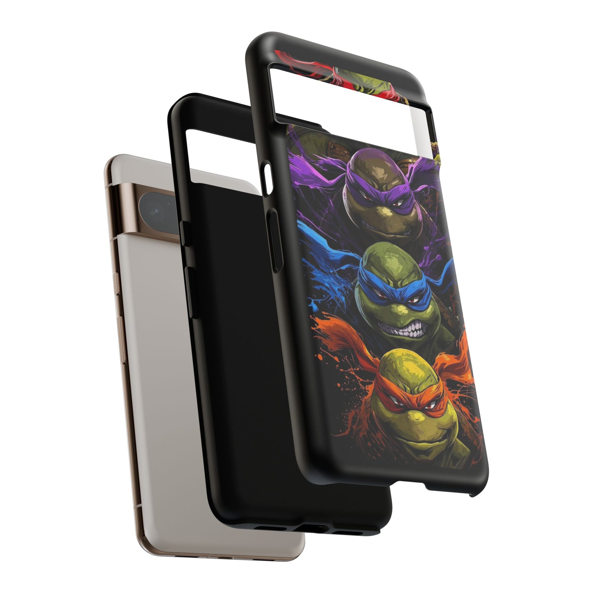 Ninja Turtles Tough Cases for iPhones, Samsung, and Pixel