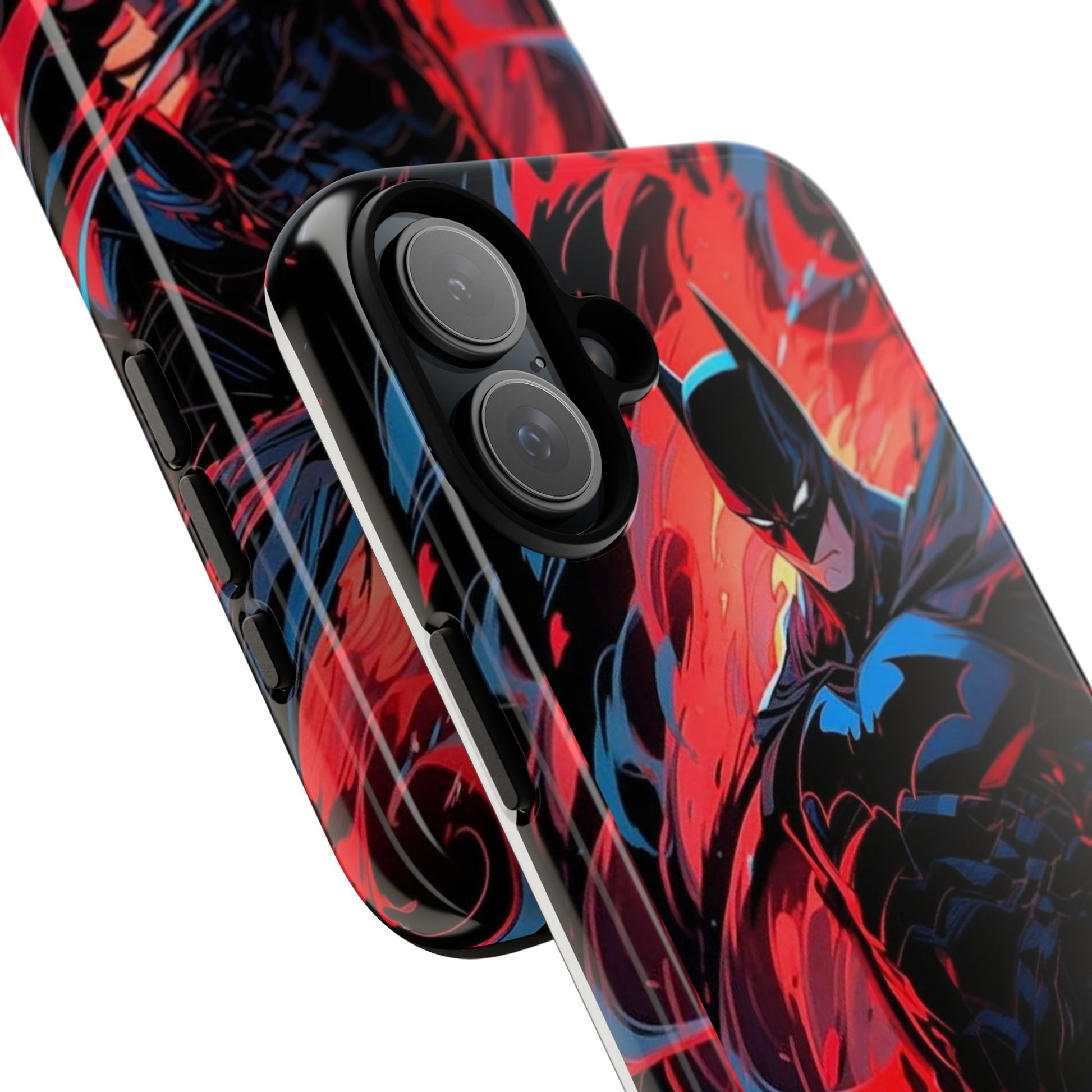 The Dark Knight Batman Art Tough Cases for iPhones, Samsung, and Pixel