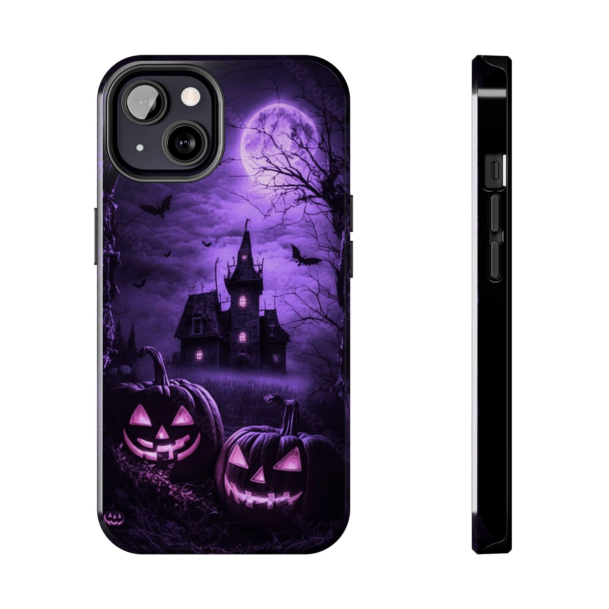 Haunted House Halloween Theme Phone Cases for iPhones & Samsung Phones