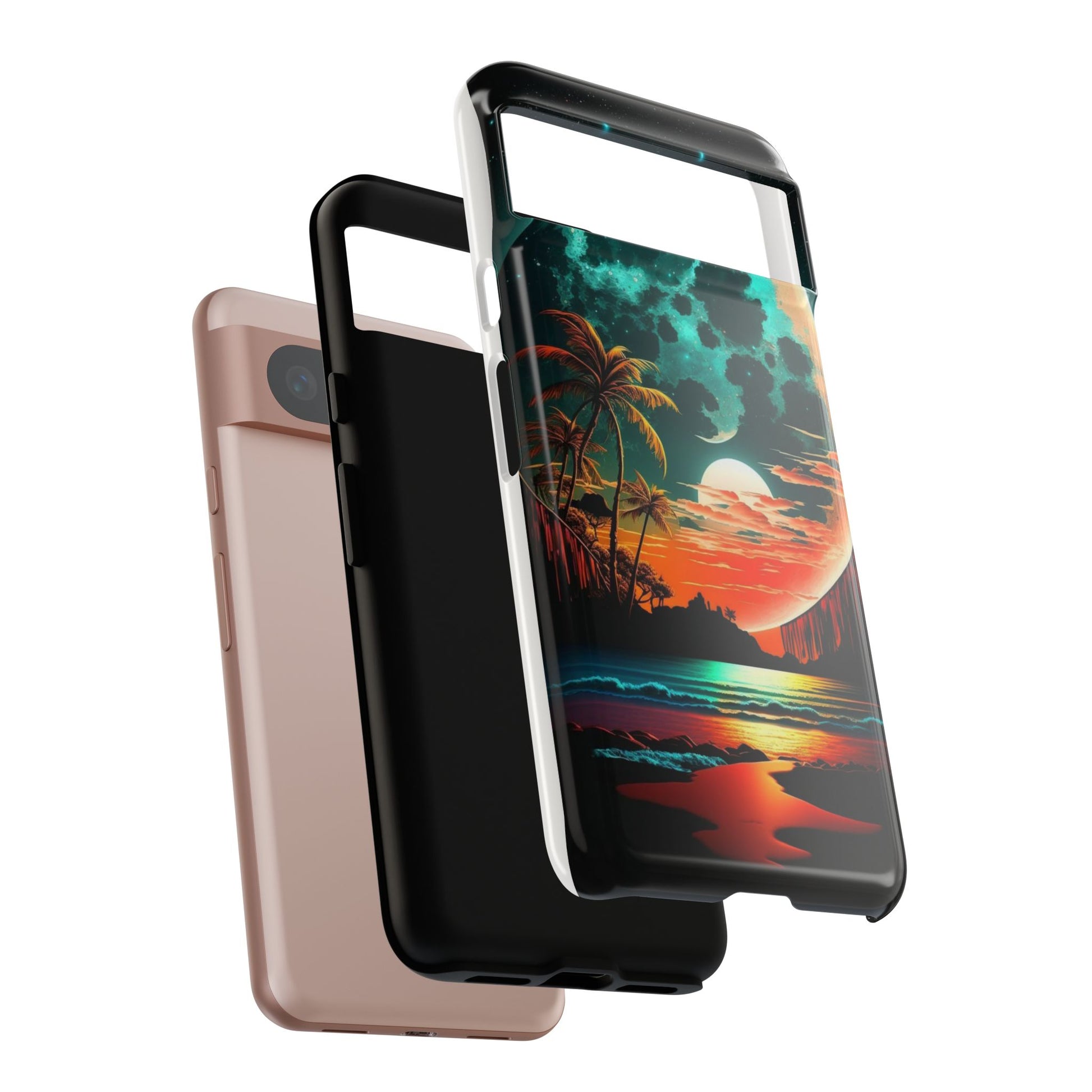 Fantasy Beach Sunset Landscape Phone Case for iPhone, Samsung Galaxy, & Pixel Phones