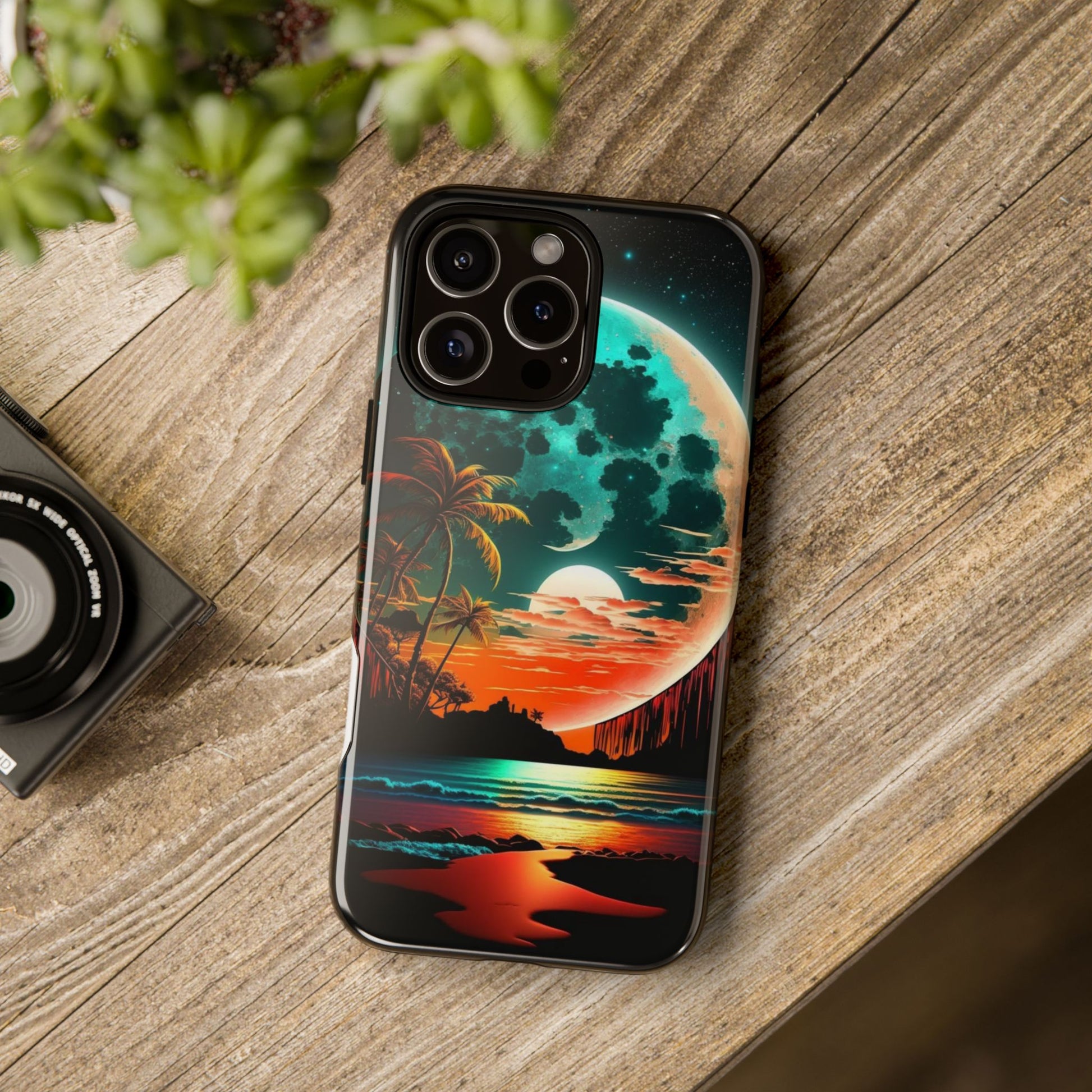 Fantasy Beach Sunset Landscape Phone Case for iPhone, Samsung Galaxy, & Pixel Phones