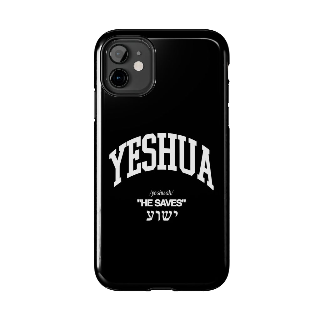 Yeshua He Saves Christian Theme Phone Cases for iPhones & Samsung Phones