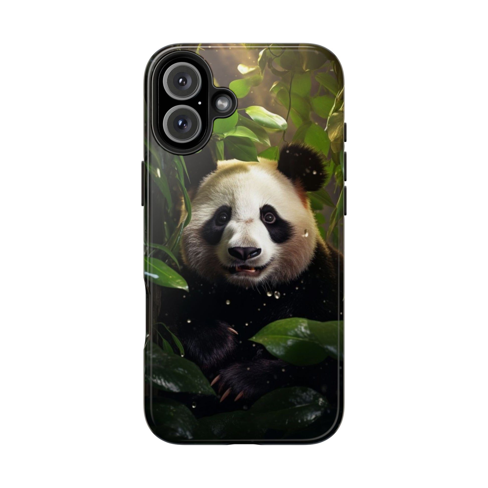 Smiling Panda Theme Phone Cases for iPhones & Samsung Phones
