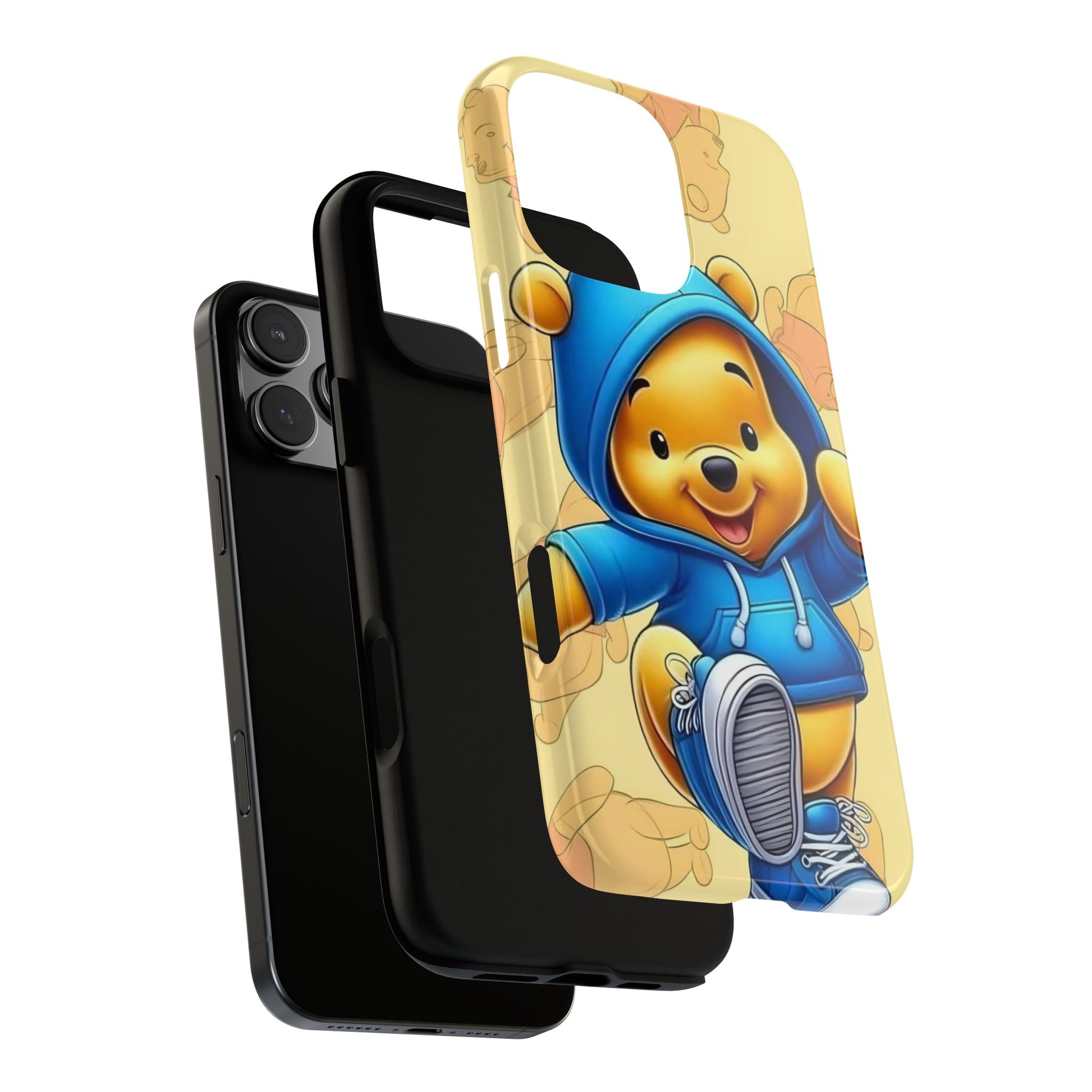 Cute Pooh Bear Phone Case, Tough Case