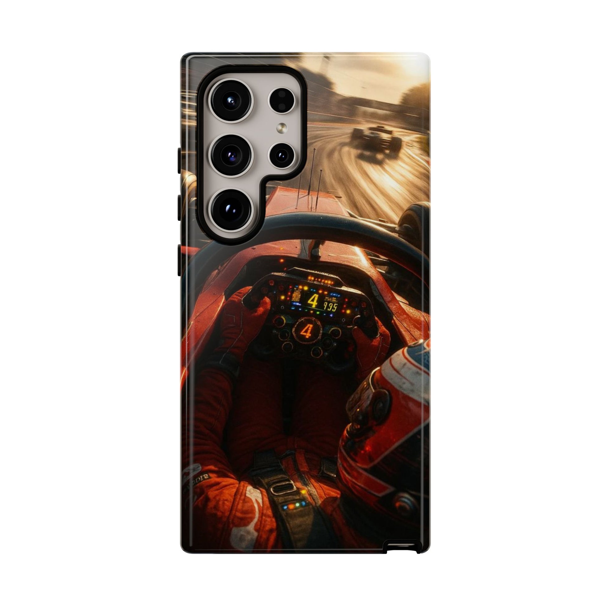 Formula 1 Cockpit Phone Case, Tough Cases for iPhones, Samsung, and Pixel