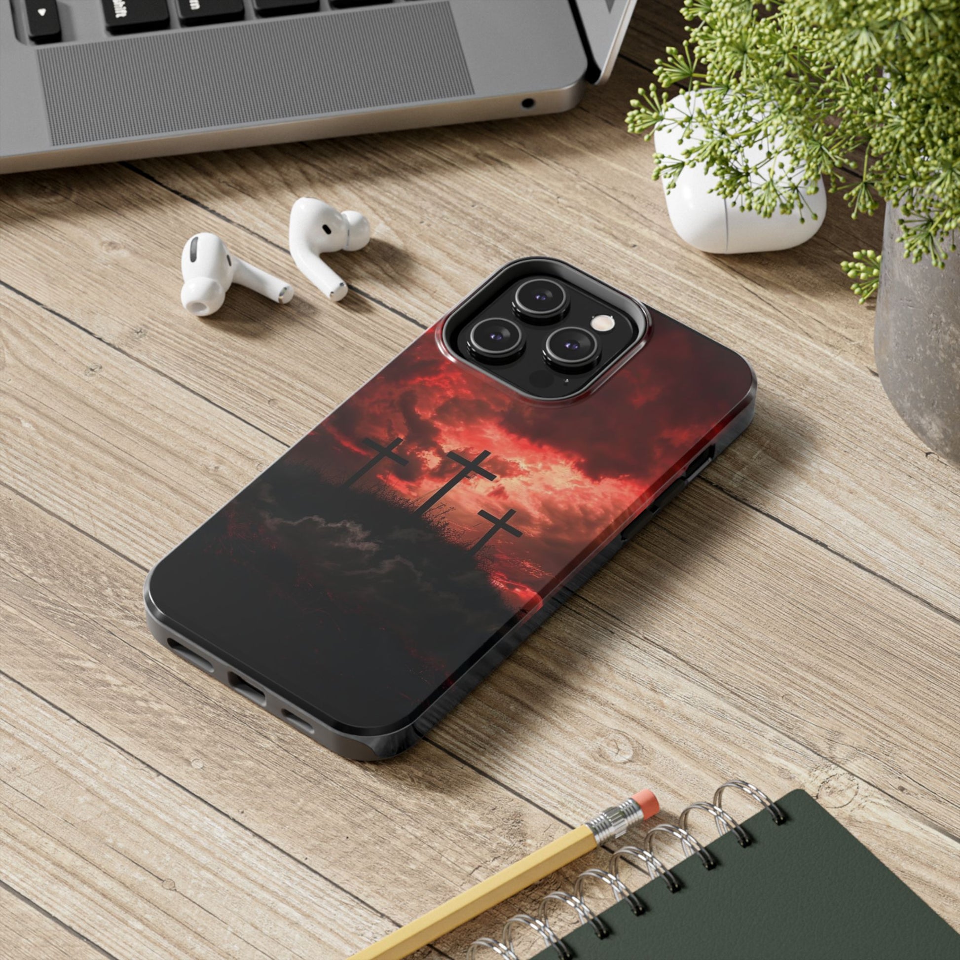 Crosses at Golgotha Christian Cases for iPhones & Samsung Phones