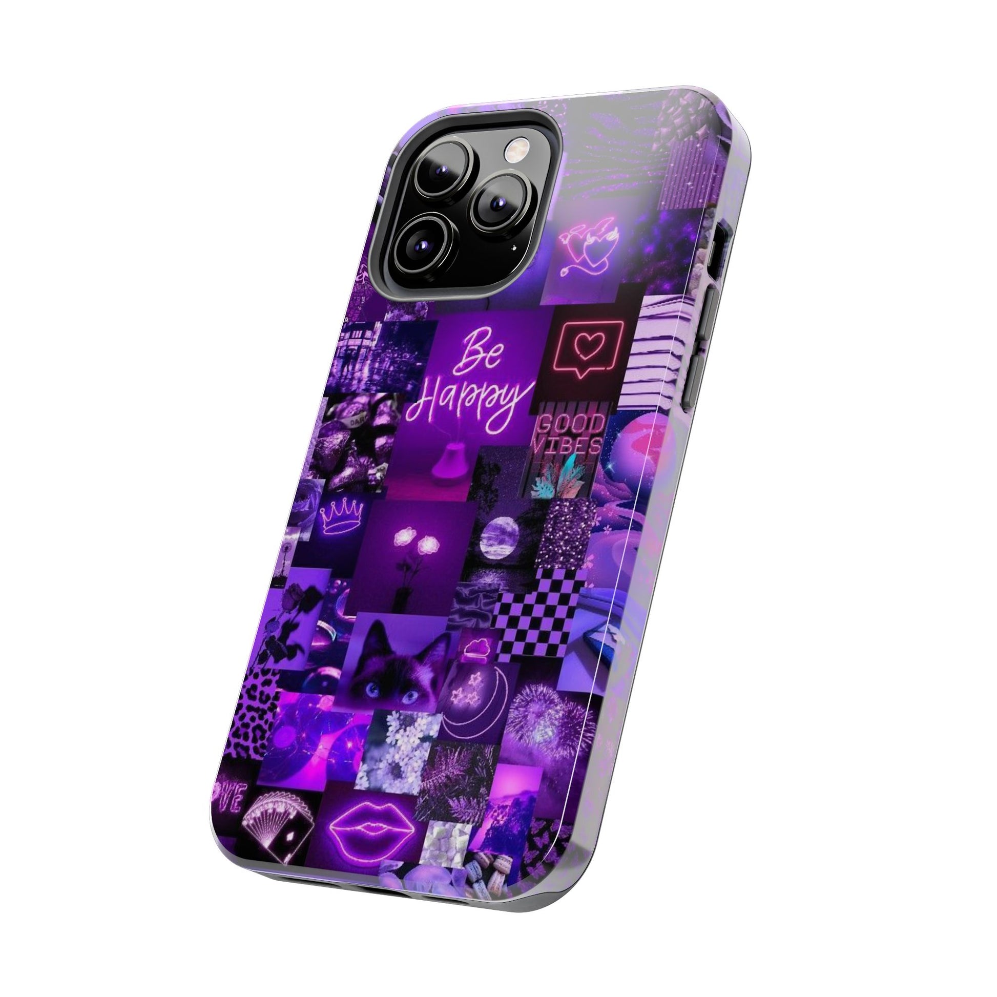Be Happy Themed Tough Phone Cases for Iphones & Samsung Phones