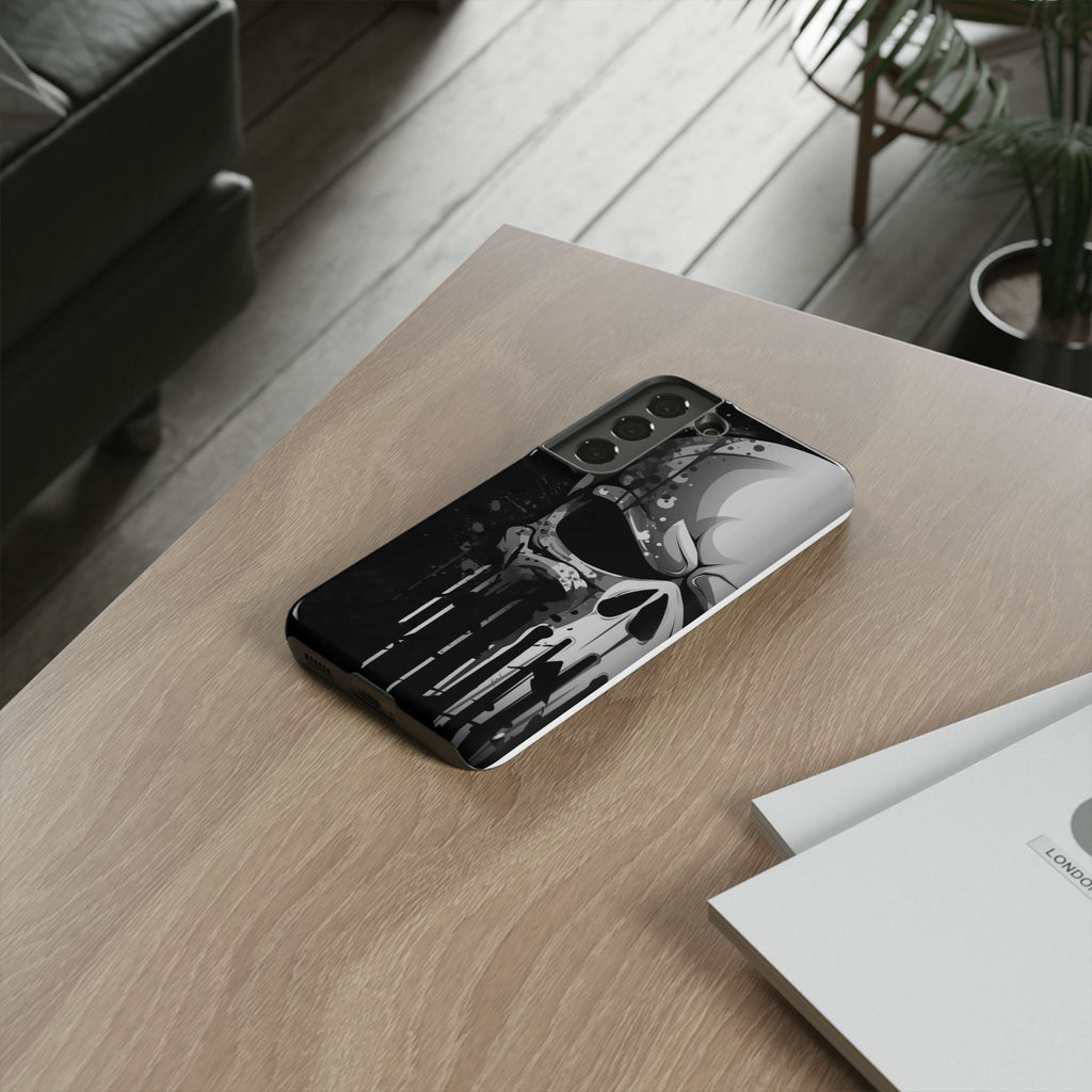 Punisher Skull Tough Cases for iPhones, Samsung, and Pixel