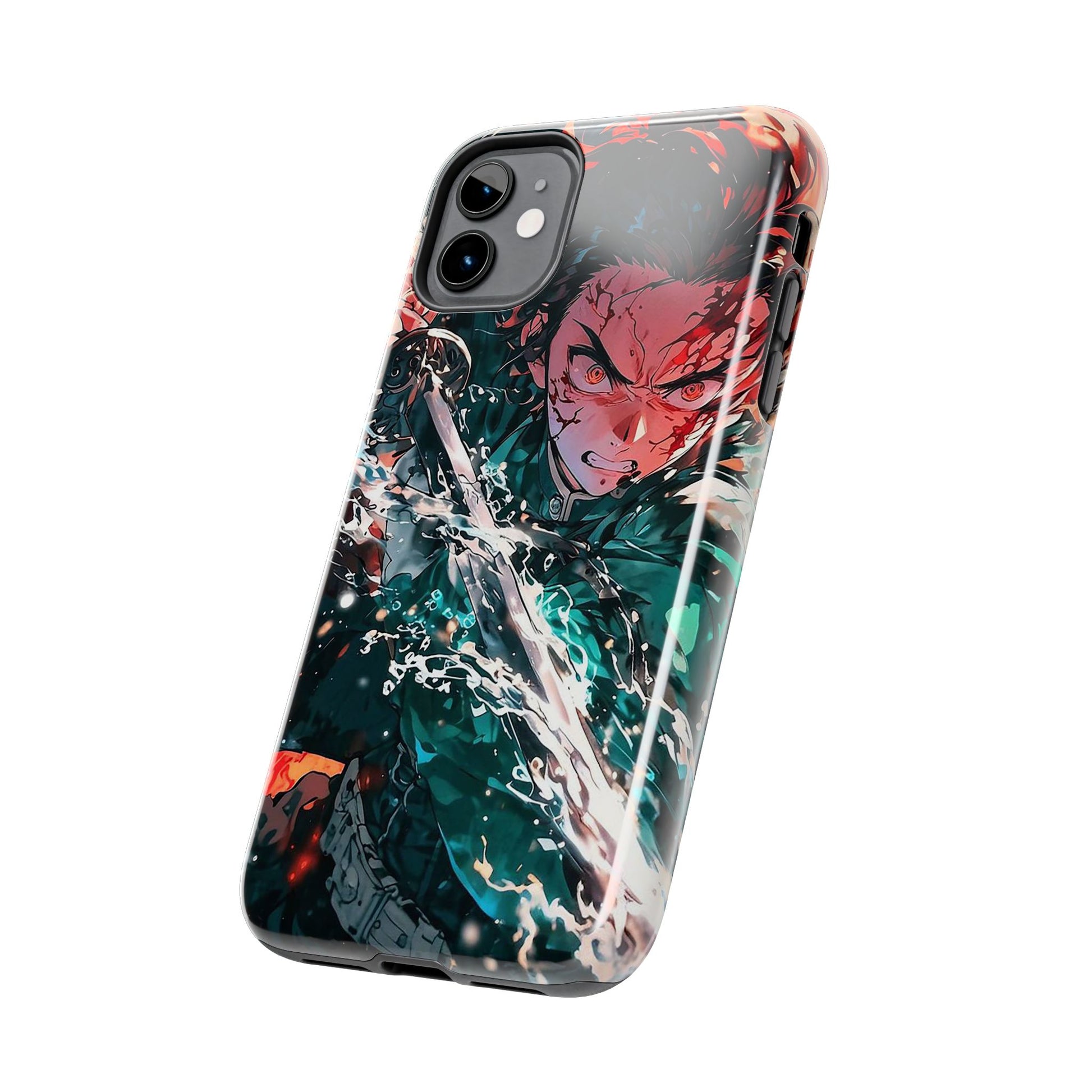 Demon Slayer Tanjiro Art Phone Case for iPhone & Samsung Galaxy Phones