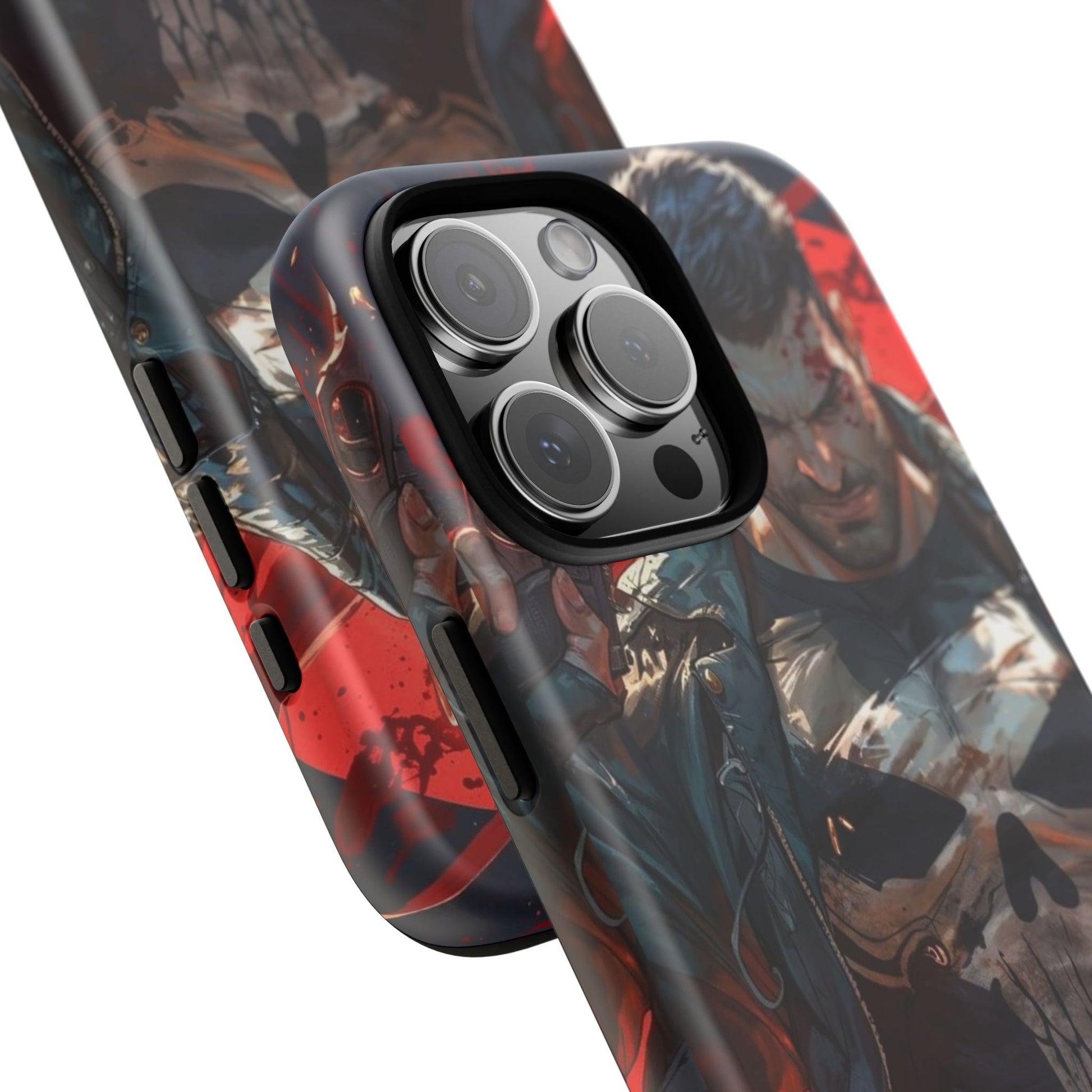 Punisher Tough Cases for iPhones, Samsung, and Pixel