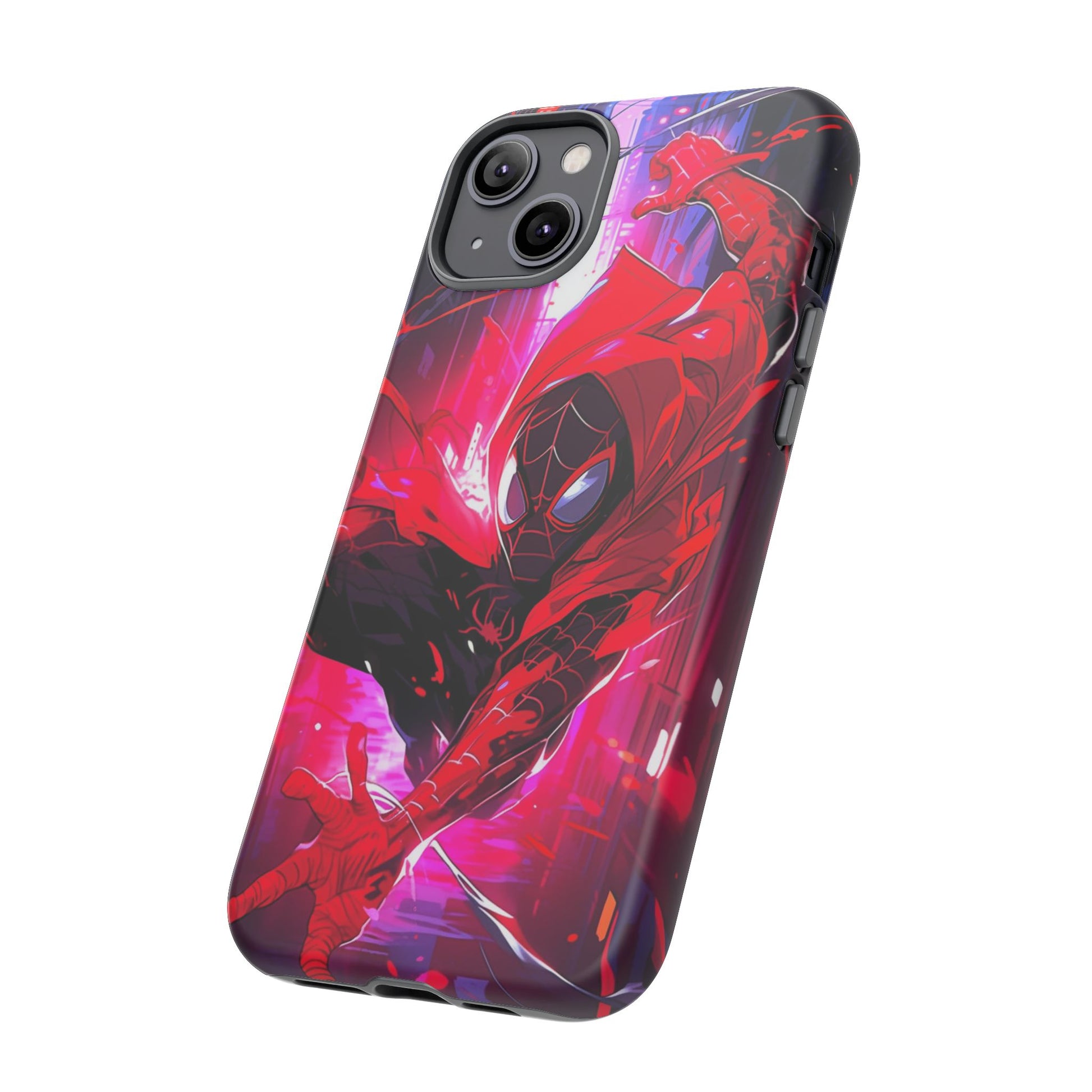 Miles Morales Spiderman Phone Case, Tough Cases for iPhones, Samsung, and Pixel