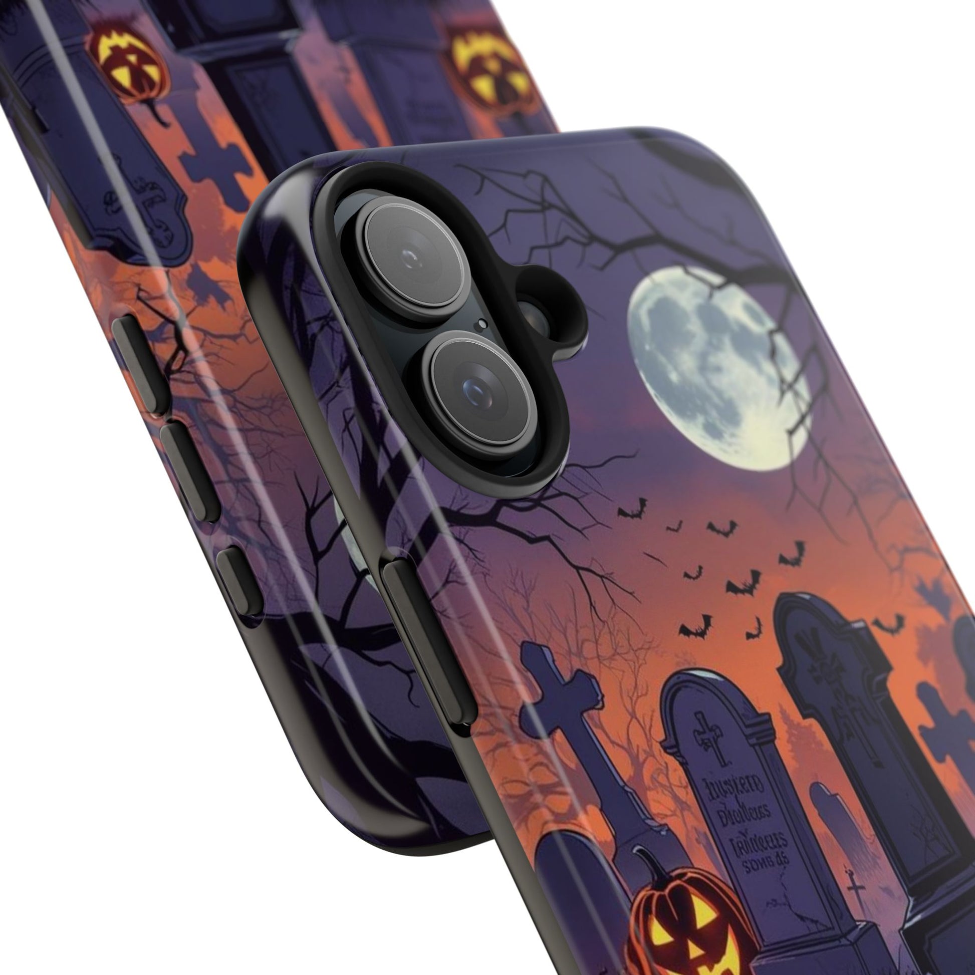 Graveyard Halloween Theme Phone Cases for iPhones & Samsung Phones