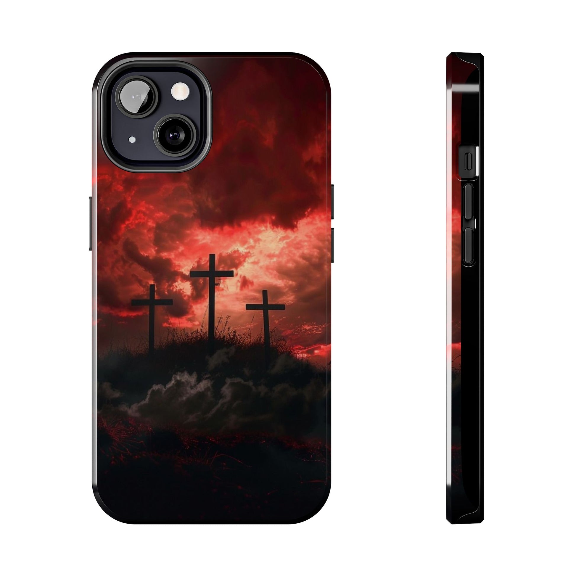 Crosses at Golgotha Christian Cases for iPhones & Samsung Phones