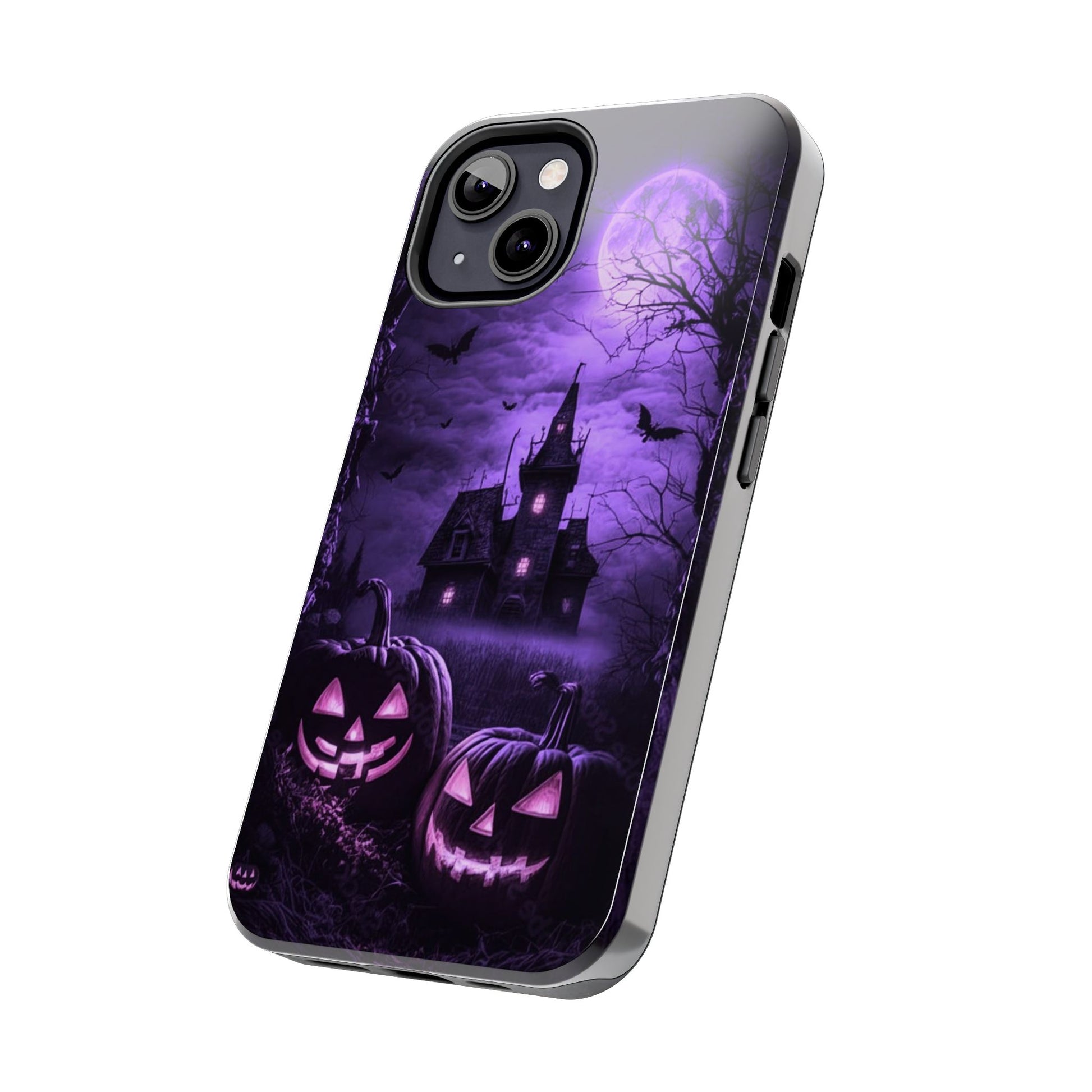 Haunted House Halloween Theme Phone Cases for iPhones & Samsung Phones