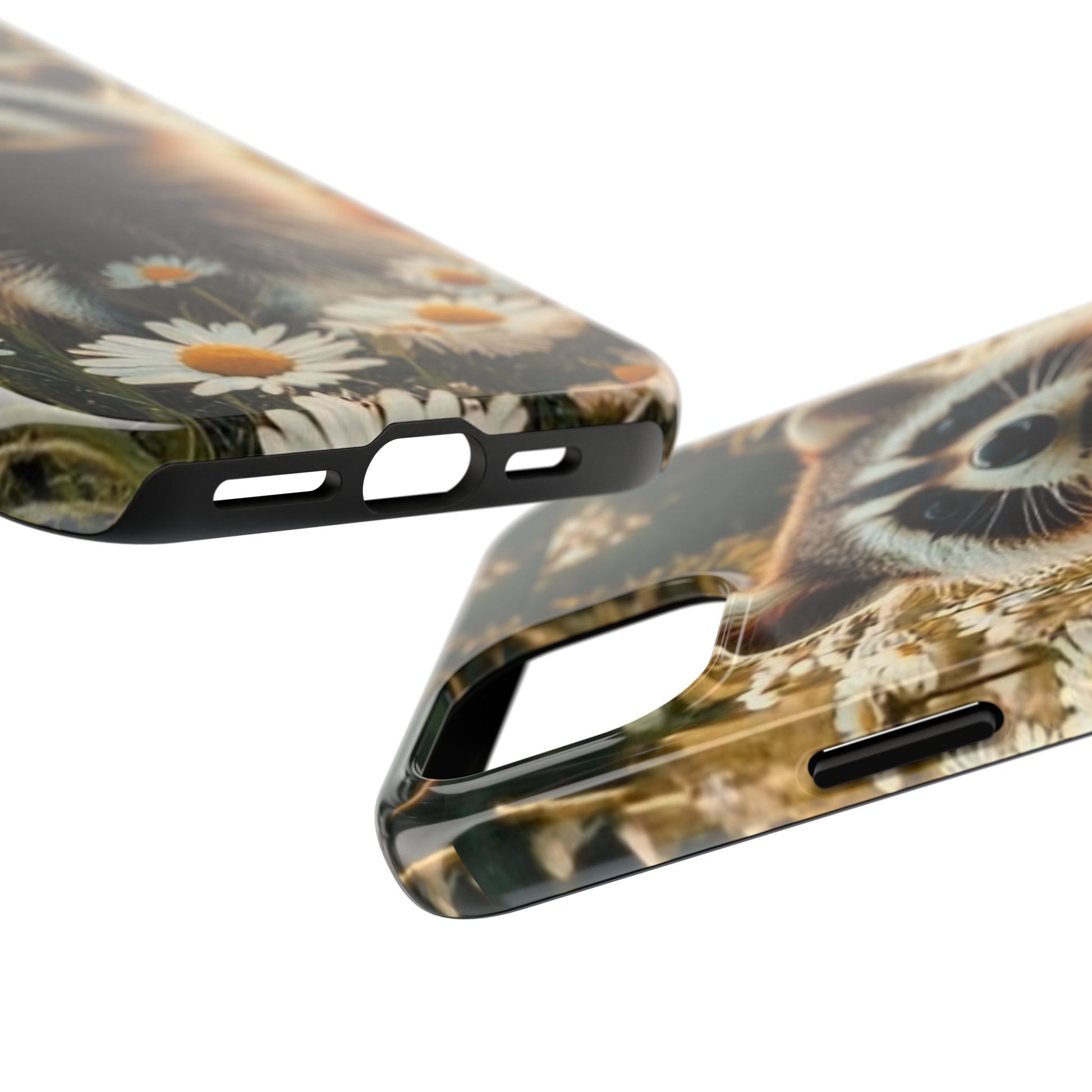Cute Raccoon Theme Phone Cases for iPhones & Samsung Phones