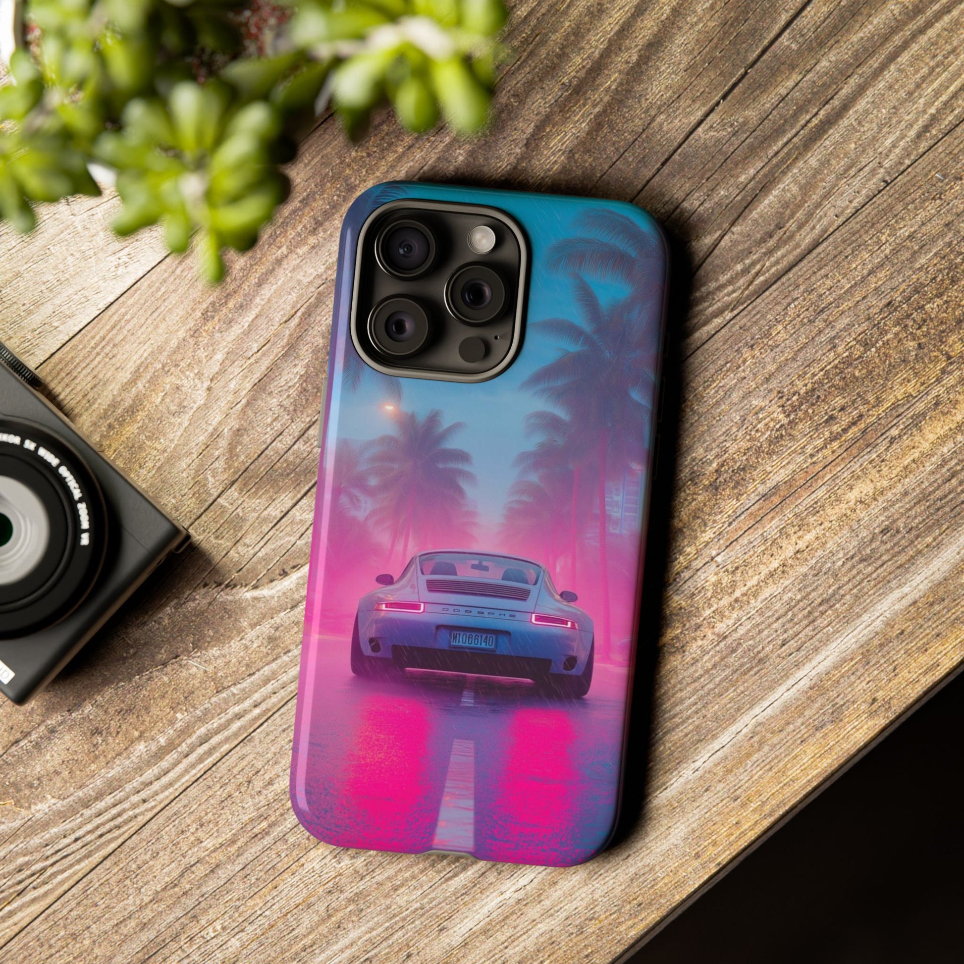 Miami Vice Porsche Phone Case for iPhone, Samsung Galaxy, & Pixel Phones