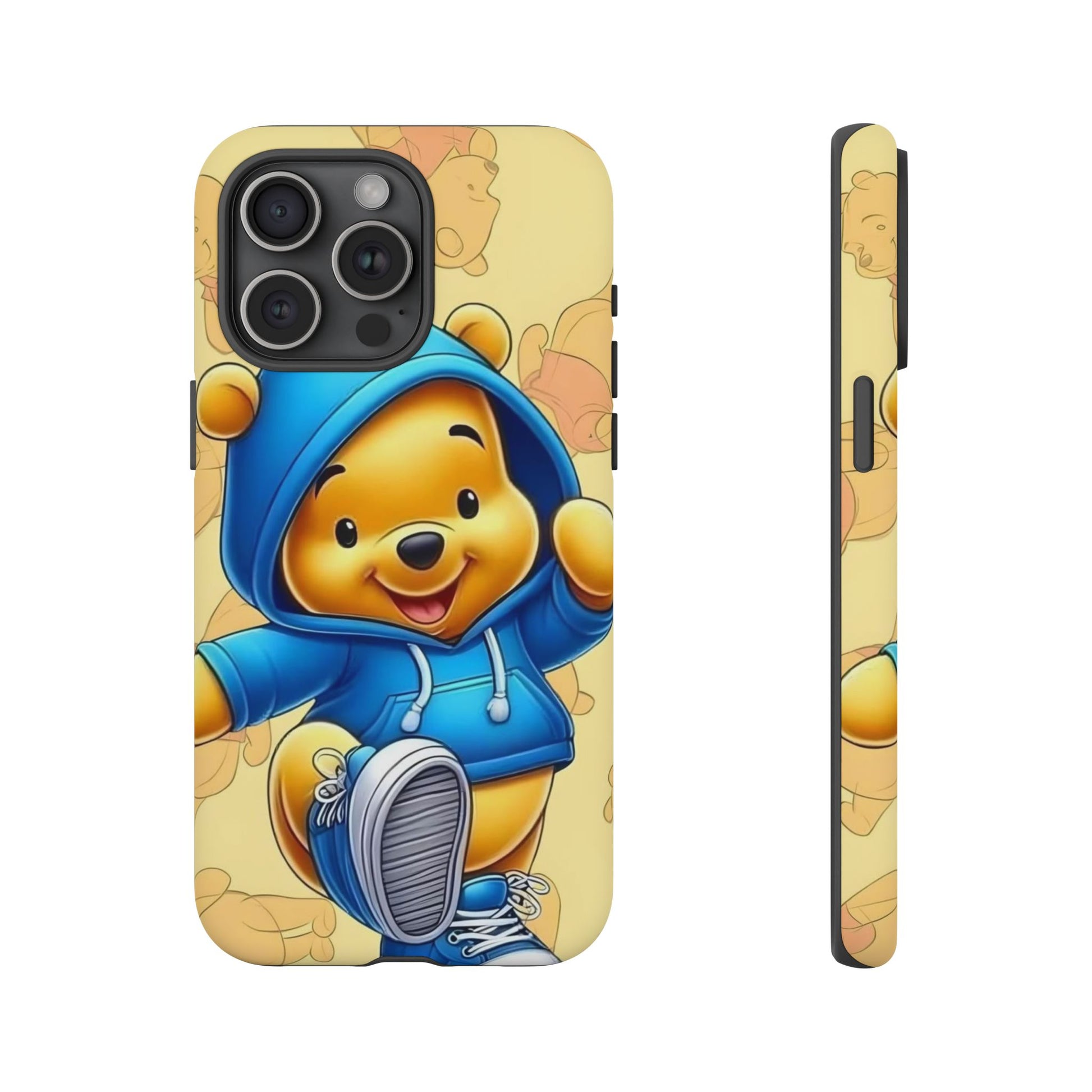 Cute Pooh Bear Phone Case, Tough Case