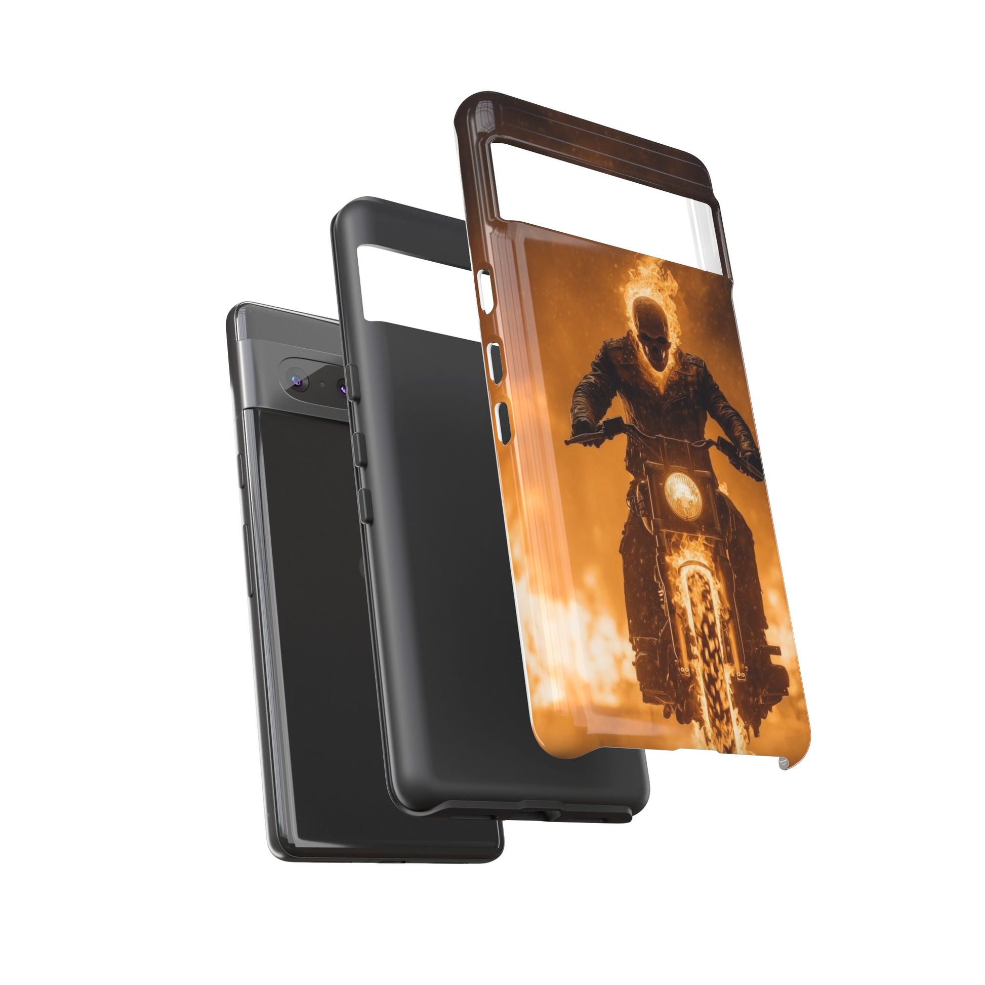 Marvel's Ghostrider Tough Cases for iPhones, Samsung, and Pixel