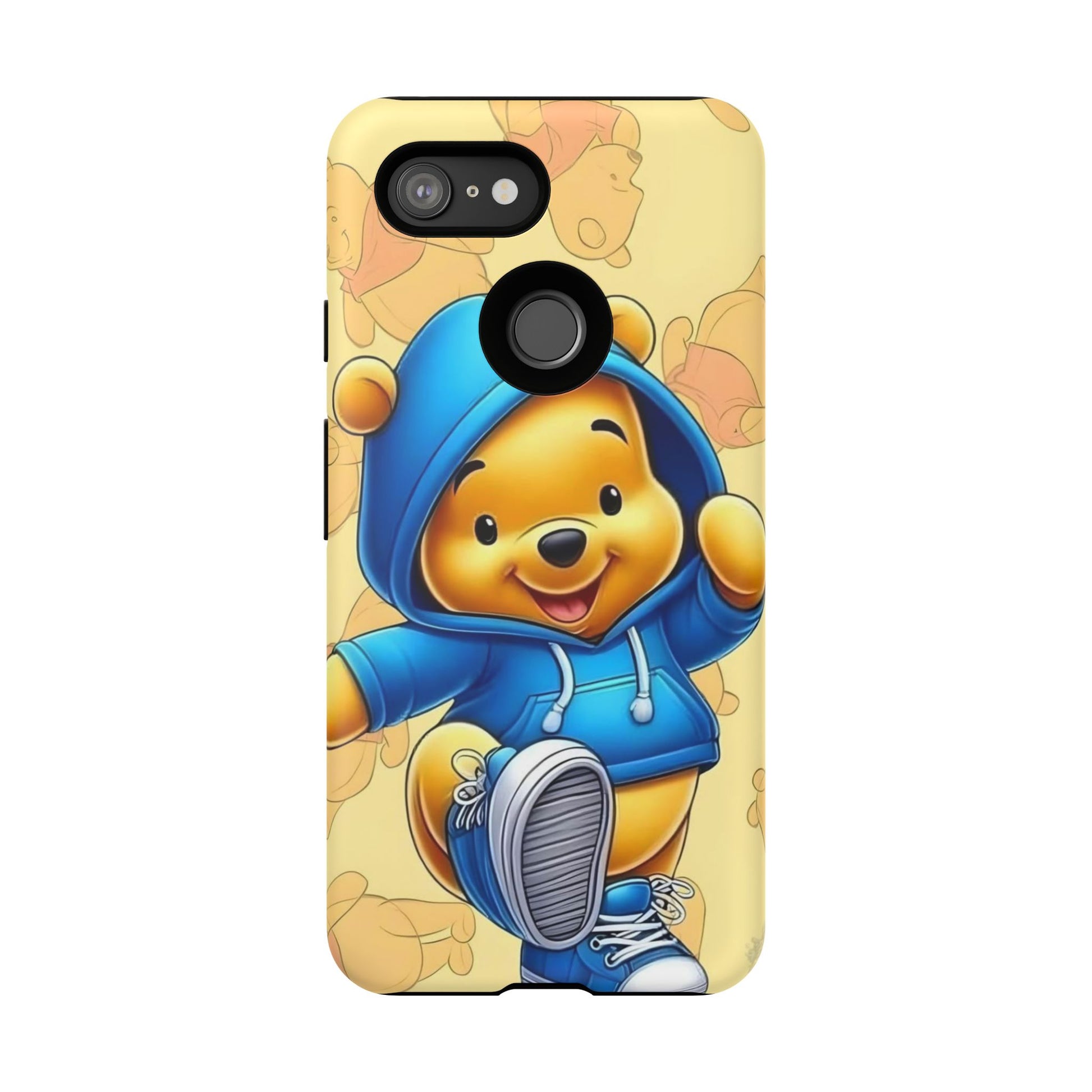 Cute Pooh Bear Phone Case, Tough Case