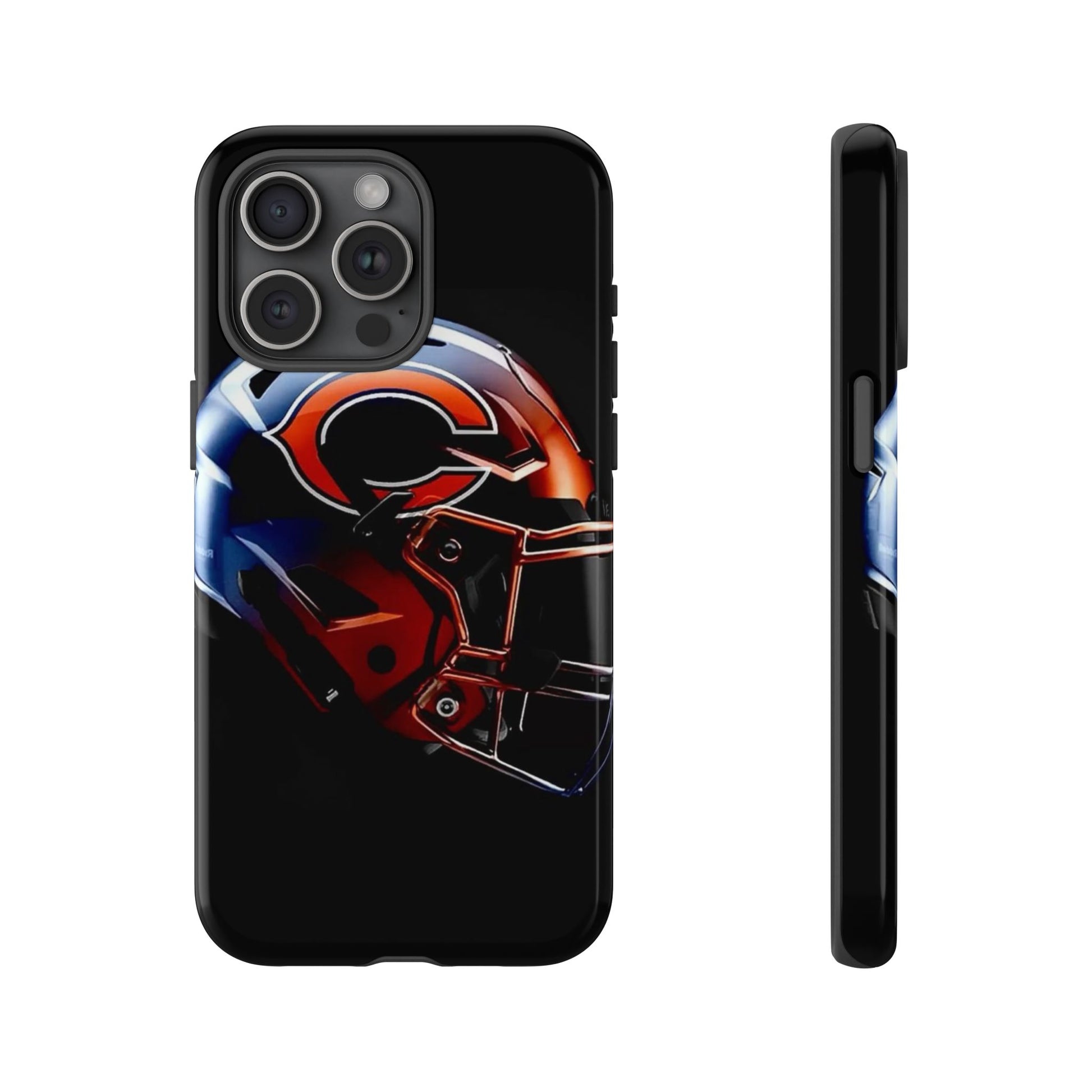 Football Helmet Chicago Bears Phone Case, Tough Cases for iPhones, Samsung, and Pixel
