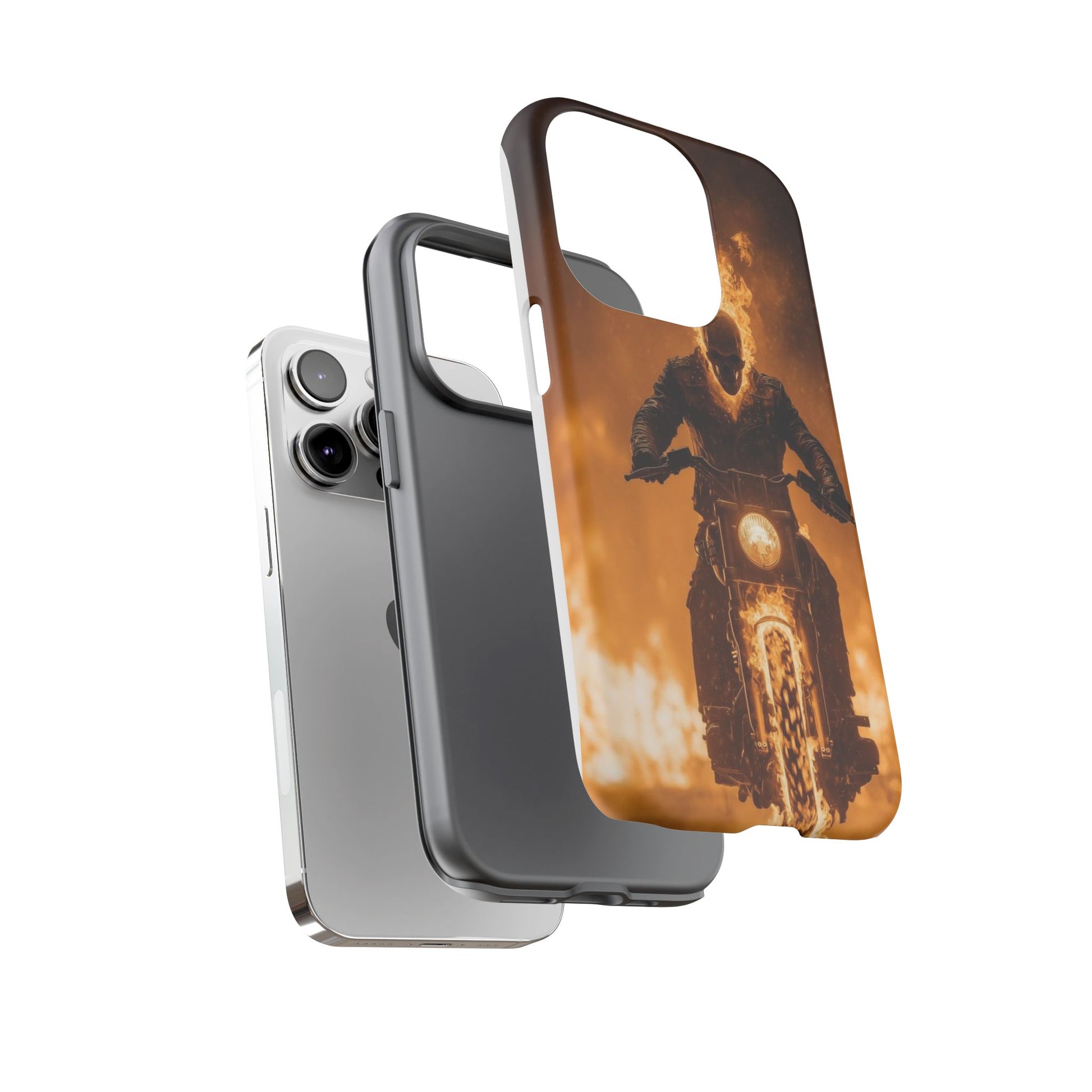 Marvel's Ghostrider Tough Cases for iPhones, Samsung, and Pixel