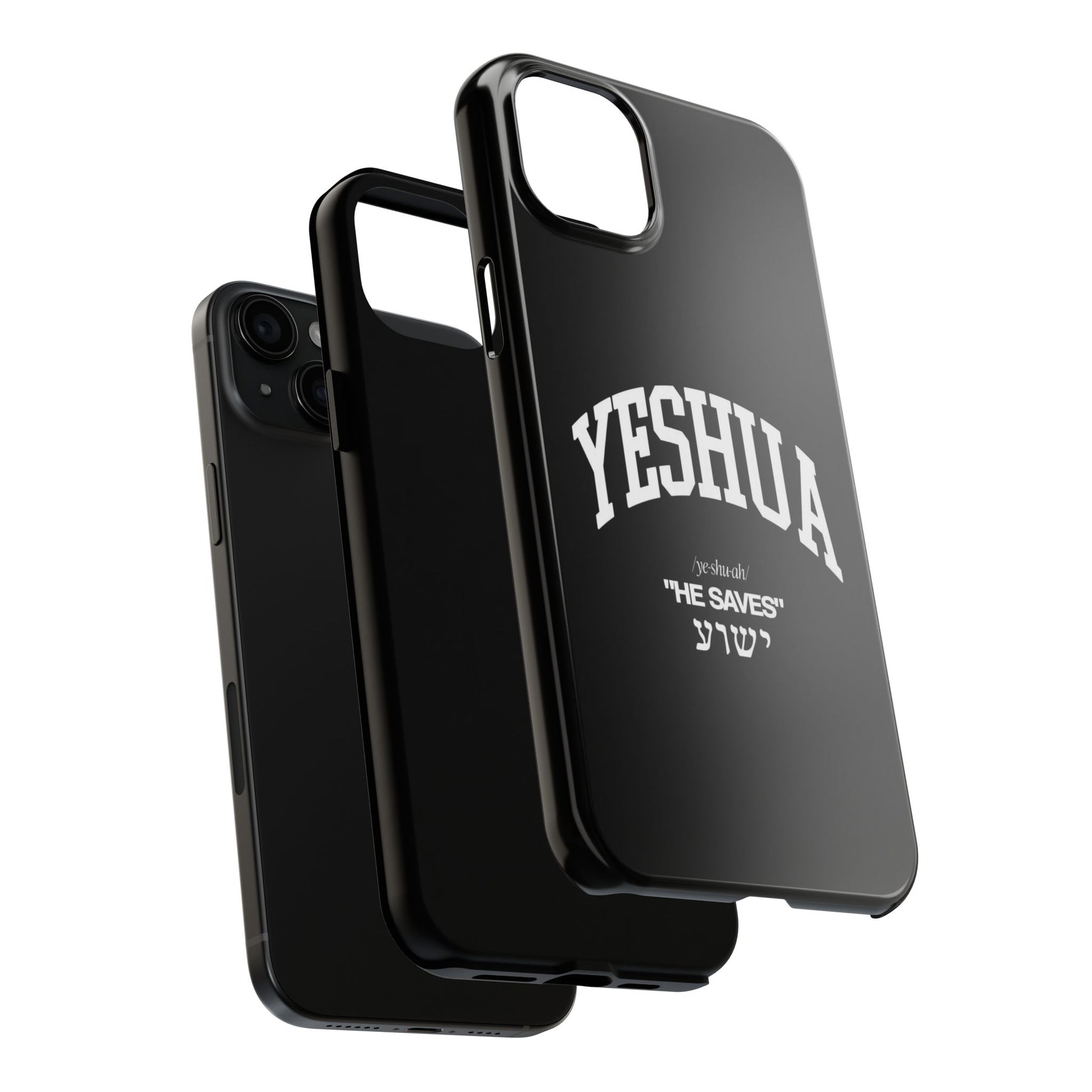 Yeshua He Saves Christian Theme Phone Cases for iPhones & Samsung Phones