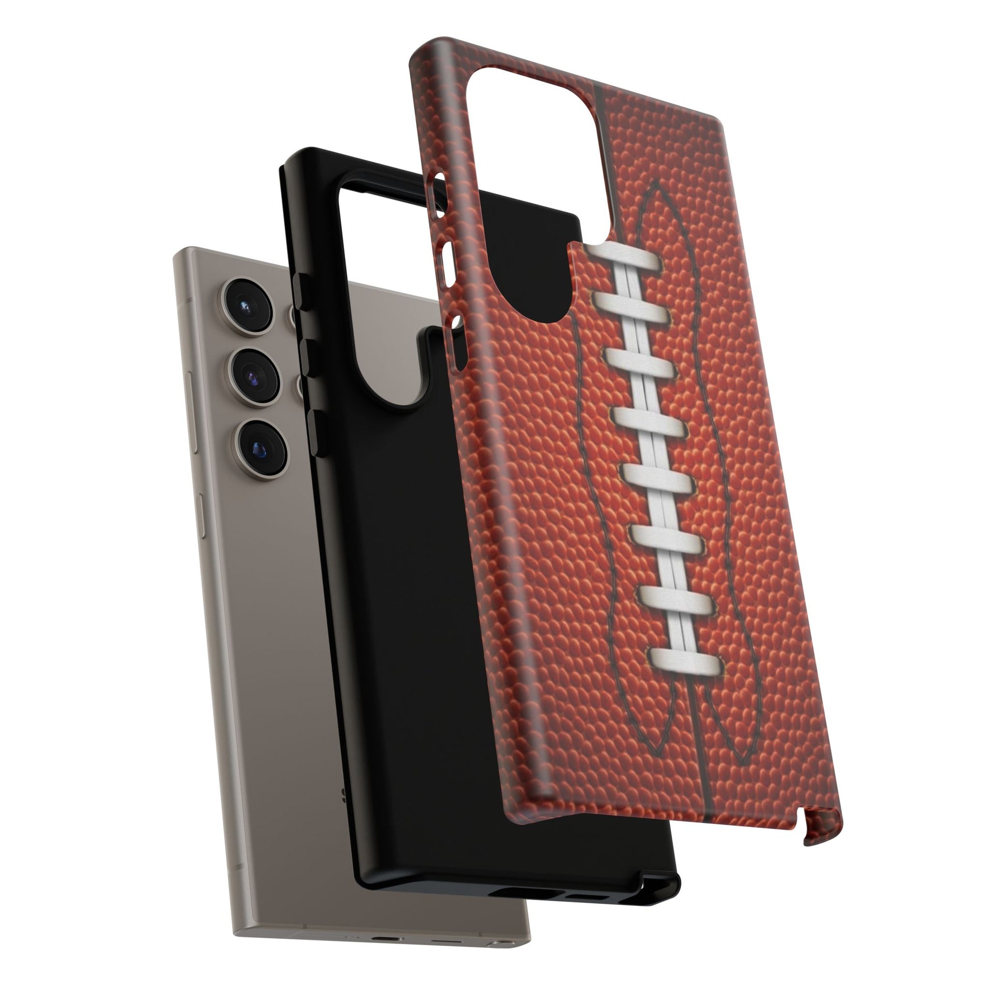 Football Pigskin Print Tough Cases for iPhones, Samsung, and Pixel