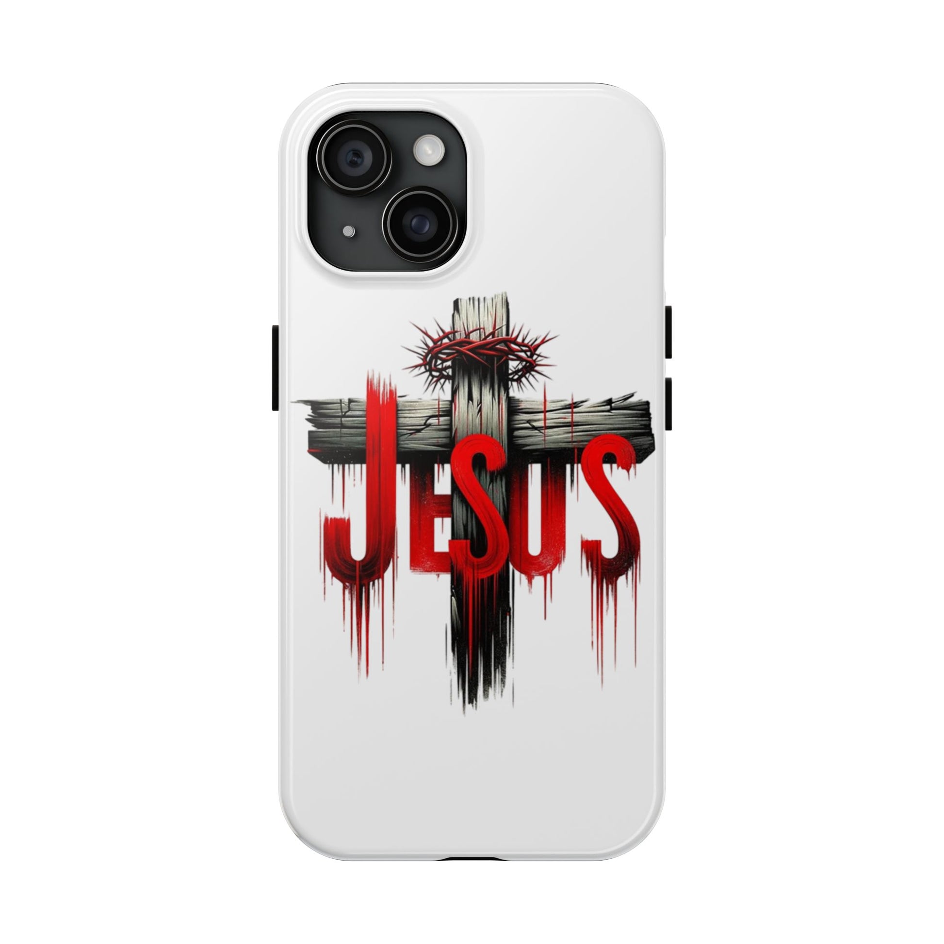 Jesus Cross and Crown Christian Theme Phone Cases for iPhones & Samsung Phones