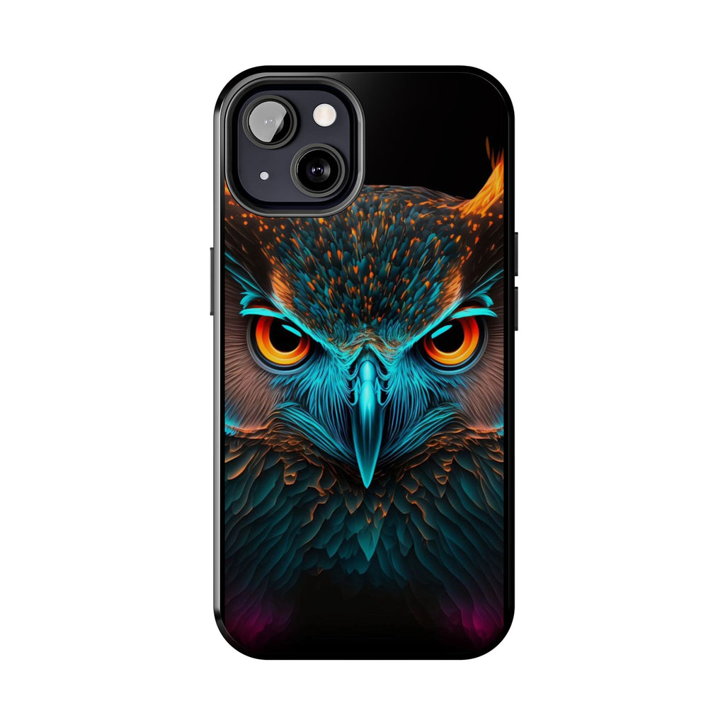 Neon Owl Theme Phone Cases for iPhones & Samsung Phones