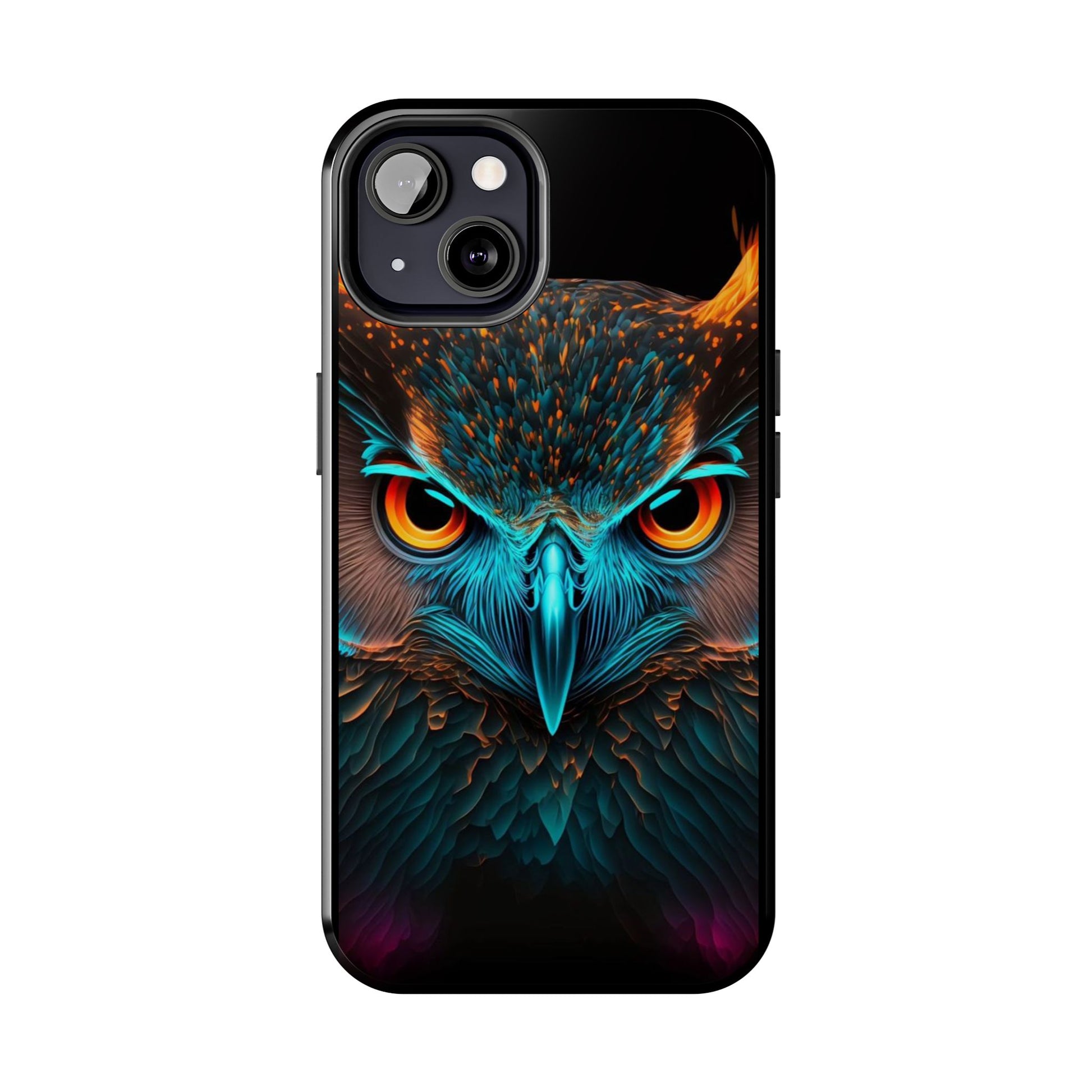 Neon Owl Theme Phone Cases for iPhones & Samsung Phones