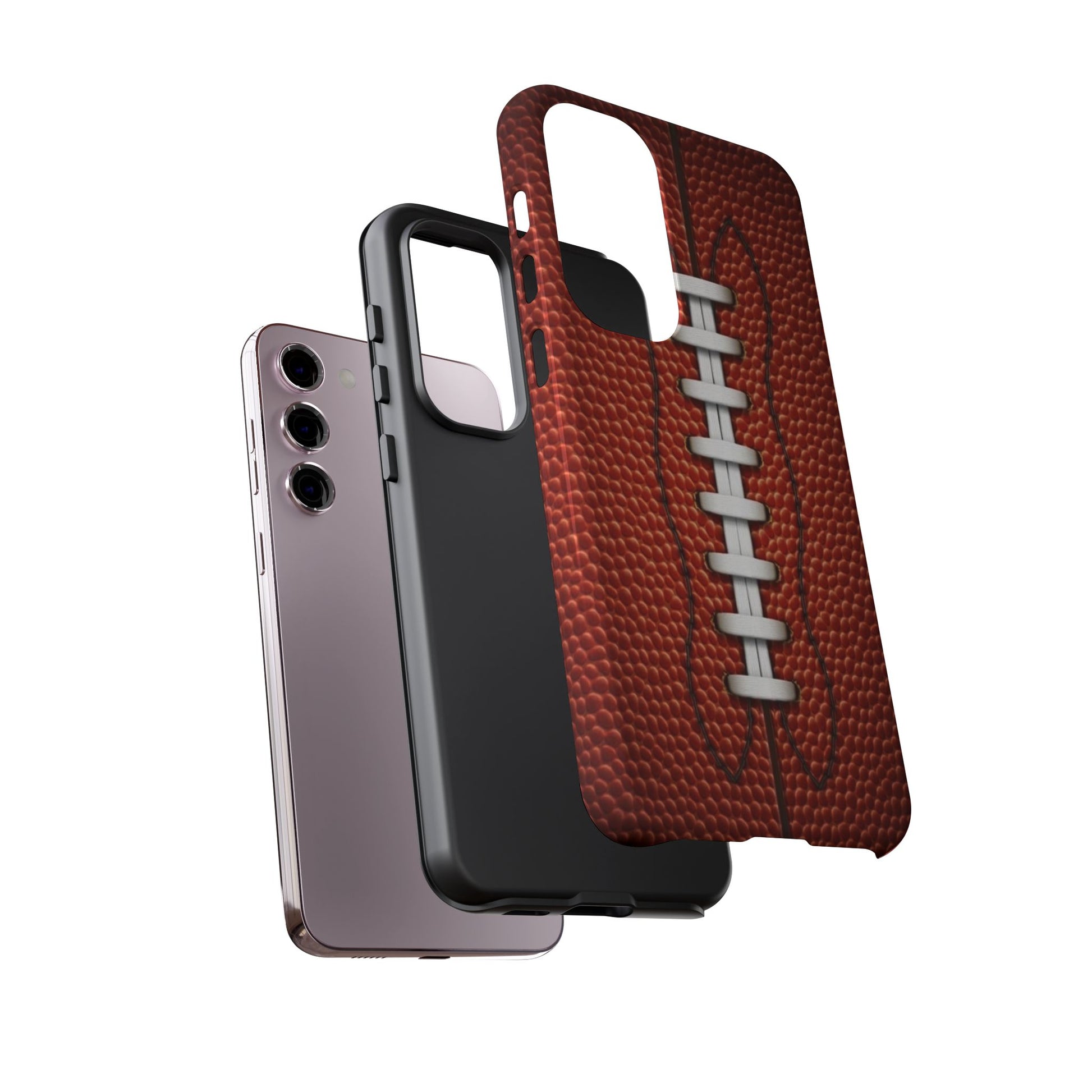 Football Pigskin Print Tough Cases for iPhones, Samsung, and Pixel