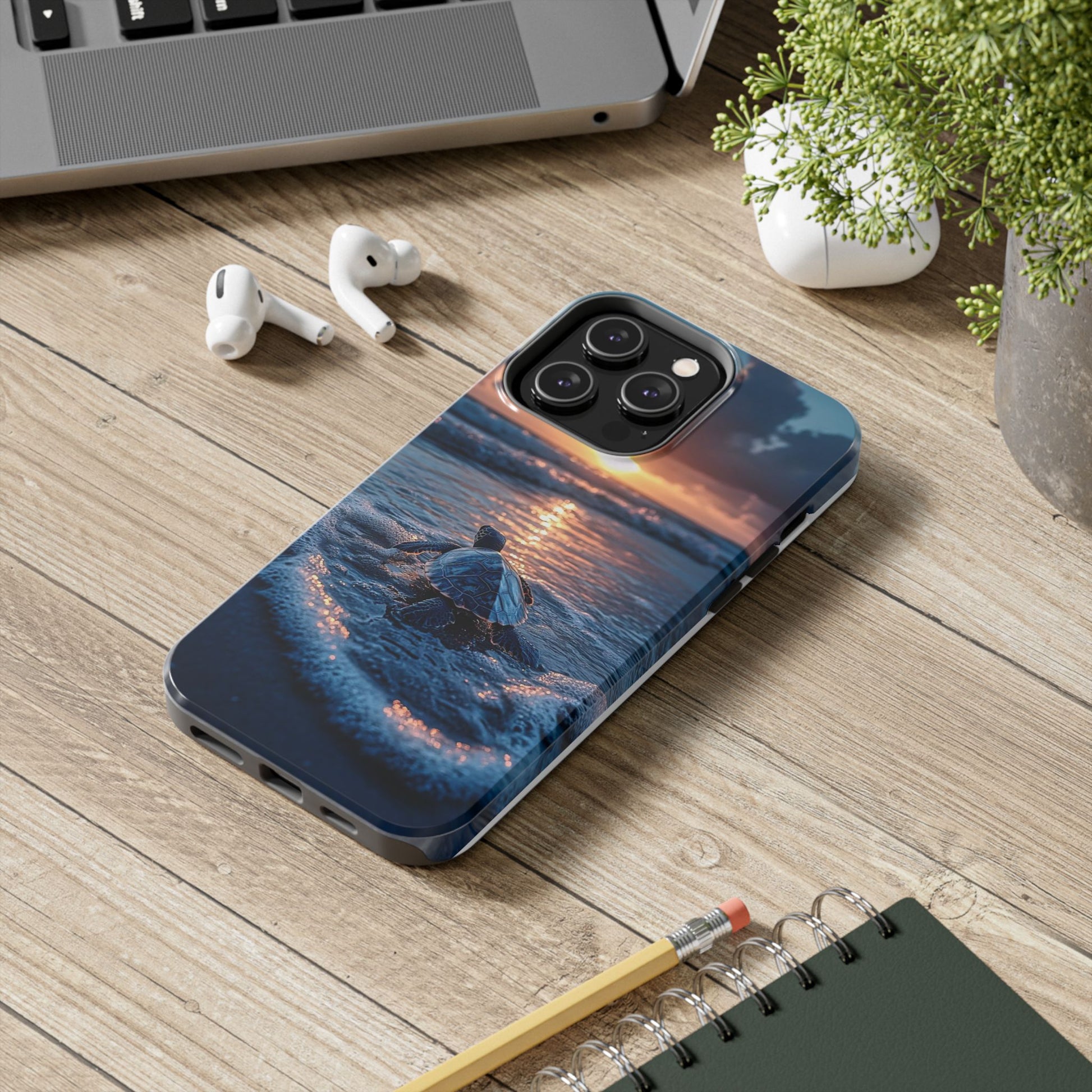 Beautiful Sea Turtle Themed Tough Phone Cases for Iphones & Samsung Phones