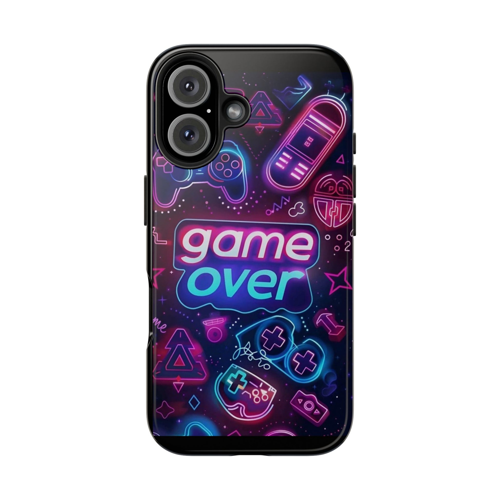 Game Over Gamer Themed Phone Cases for Iphones & Samsung Phones