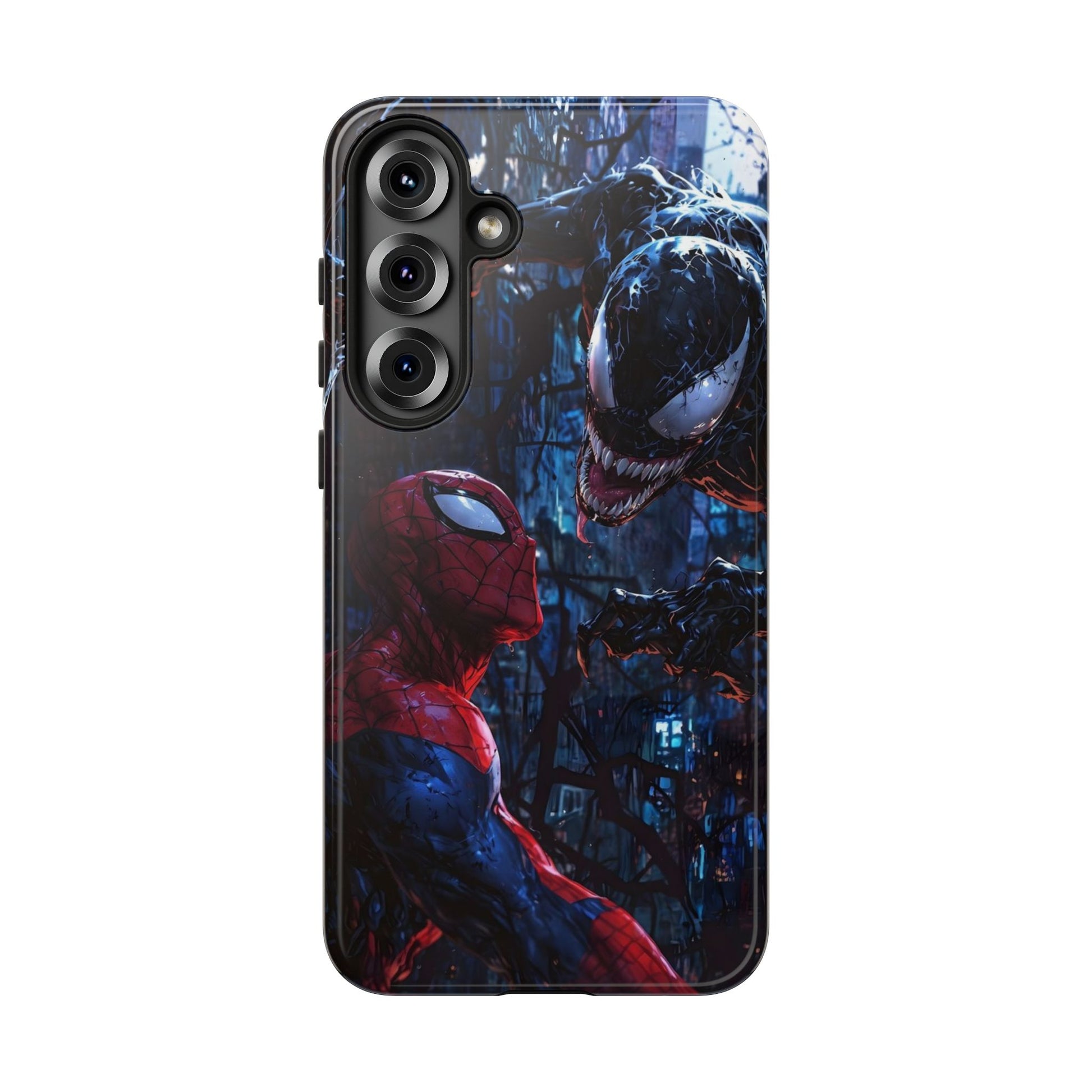 Venom x Spiderman Phone Case, Tough Cases for iPhones, Samsung, and Pixel