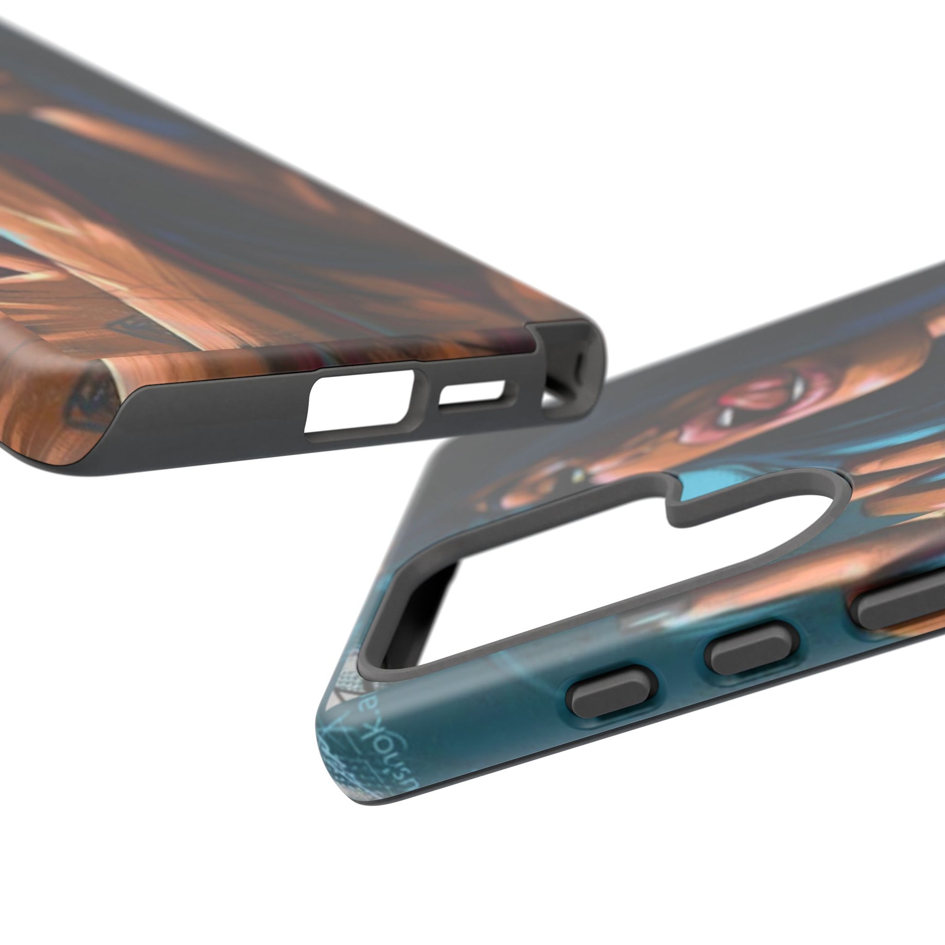 Tough Girl Theme Urban Design Cases for iPhones, Samsung, and Pixel
