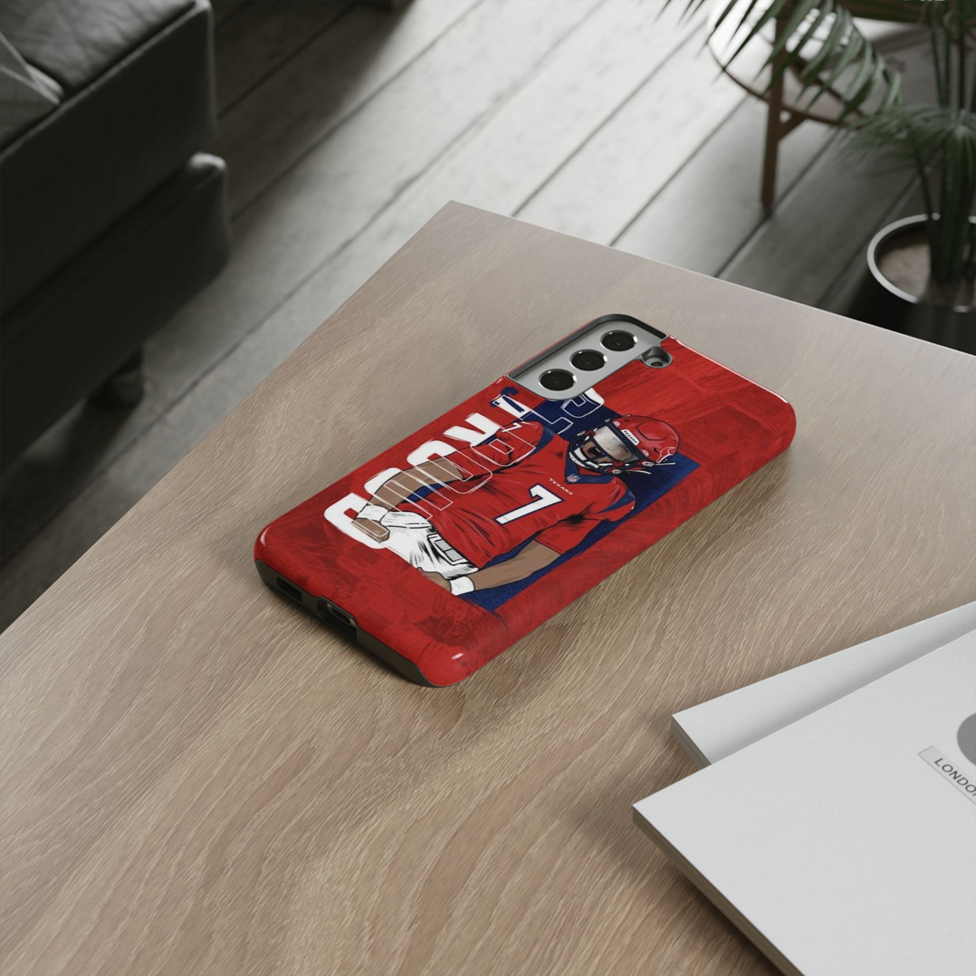 Houston Texans Football CJ Stroud Tough Cases for iPhones, Samsung, and Pixel