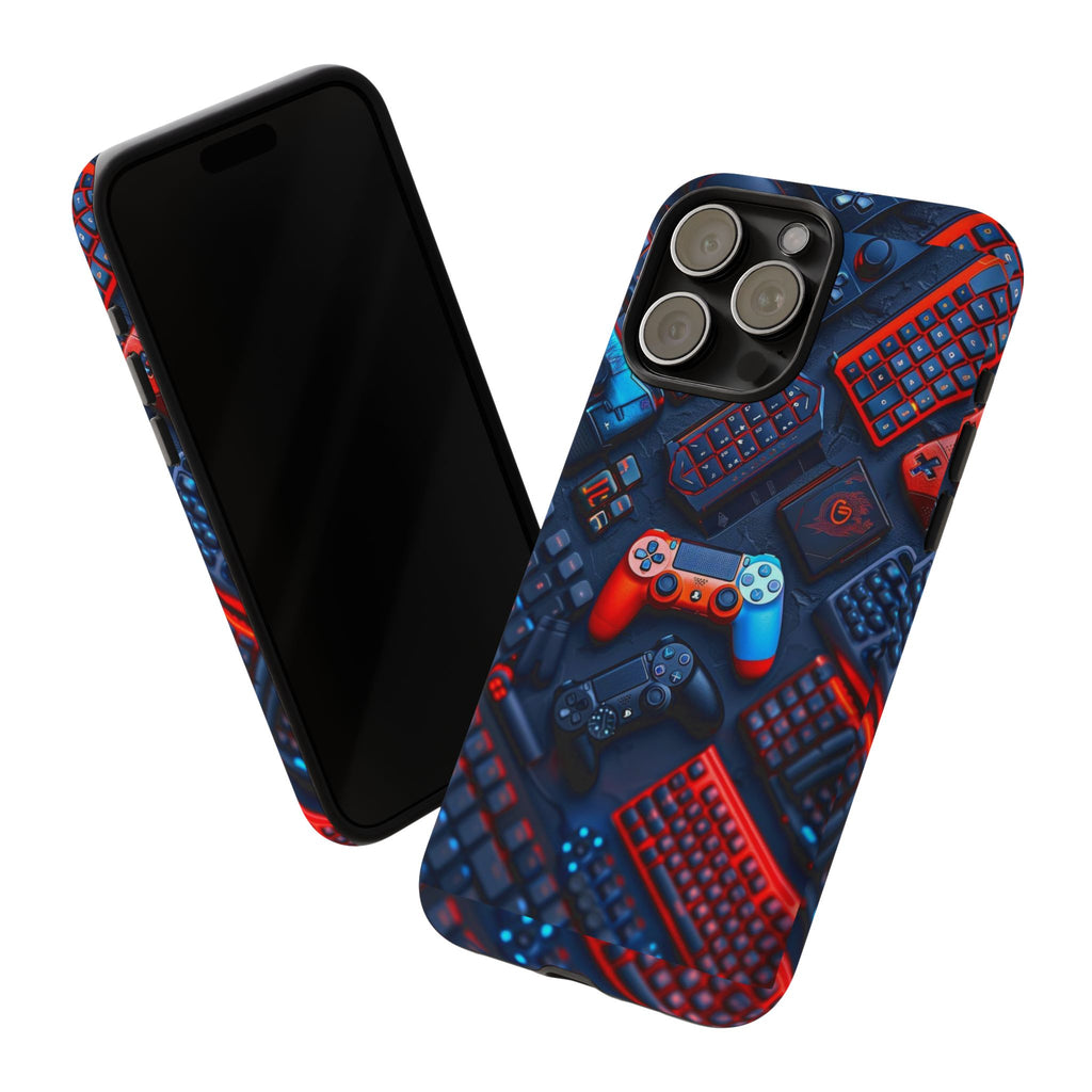 Gamer Themed Controllers Tough Cases for iPhones, Samsung, and Pixel