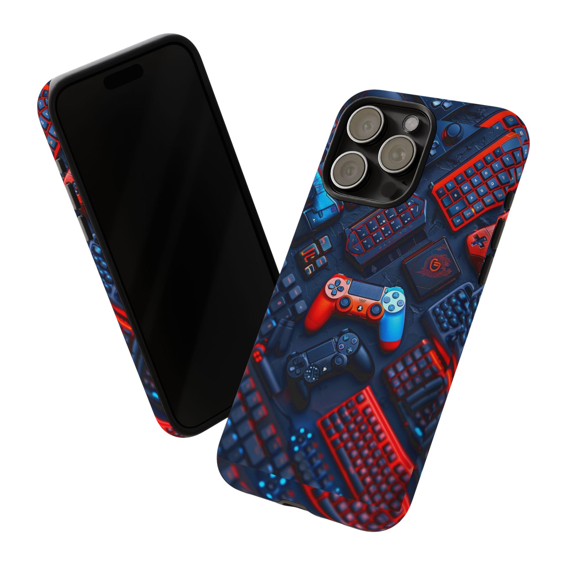 Gamer Themed Controllers Tough Cases for iPhones, Samsung, and Pixel