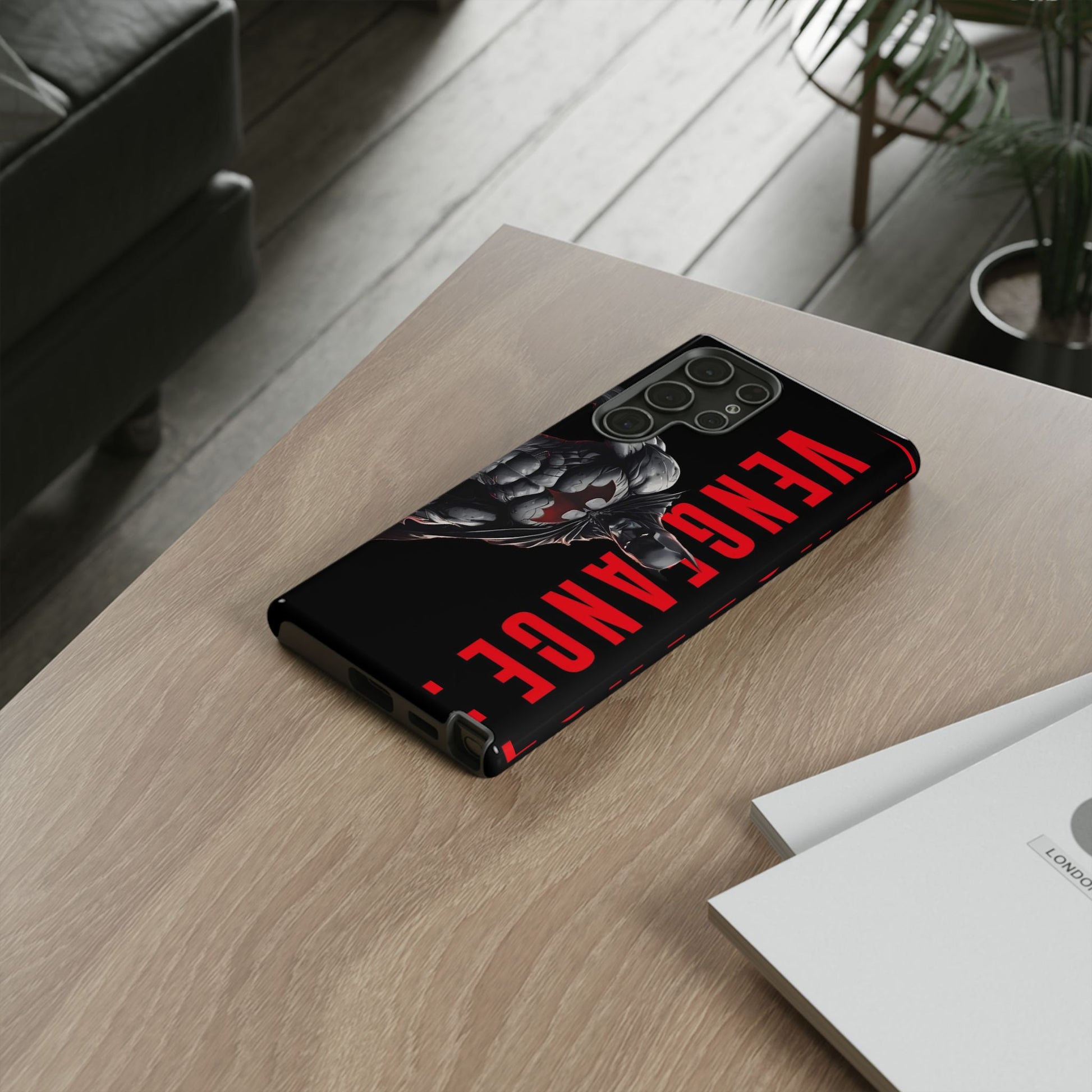 DC Comics Batman Vengence Tough Cases for iPhones, Samsung, and Pixel
