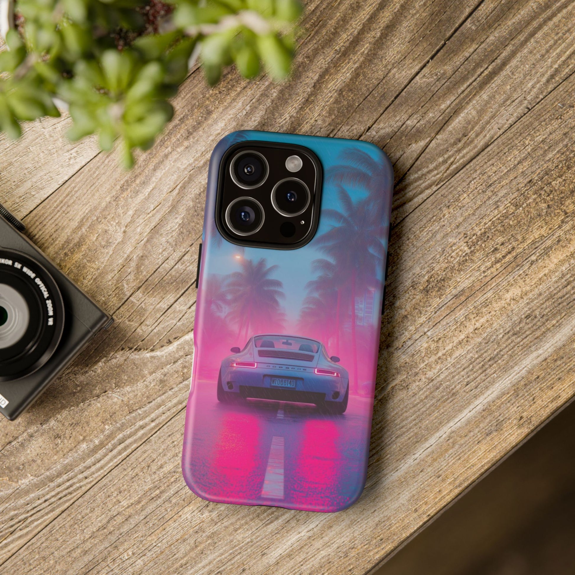 Miami Vice Porsche Phone Case for iPhone, Samsung Galaxy, & Pixel Phones