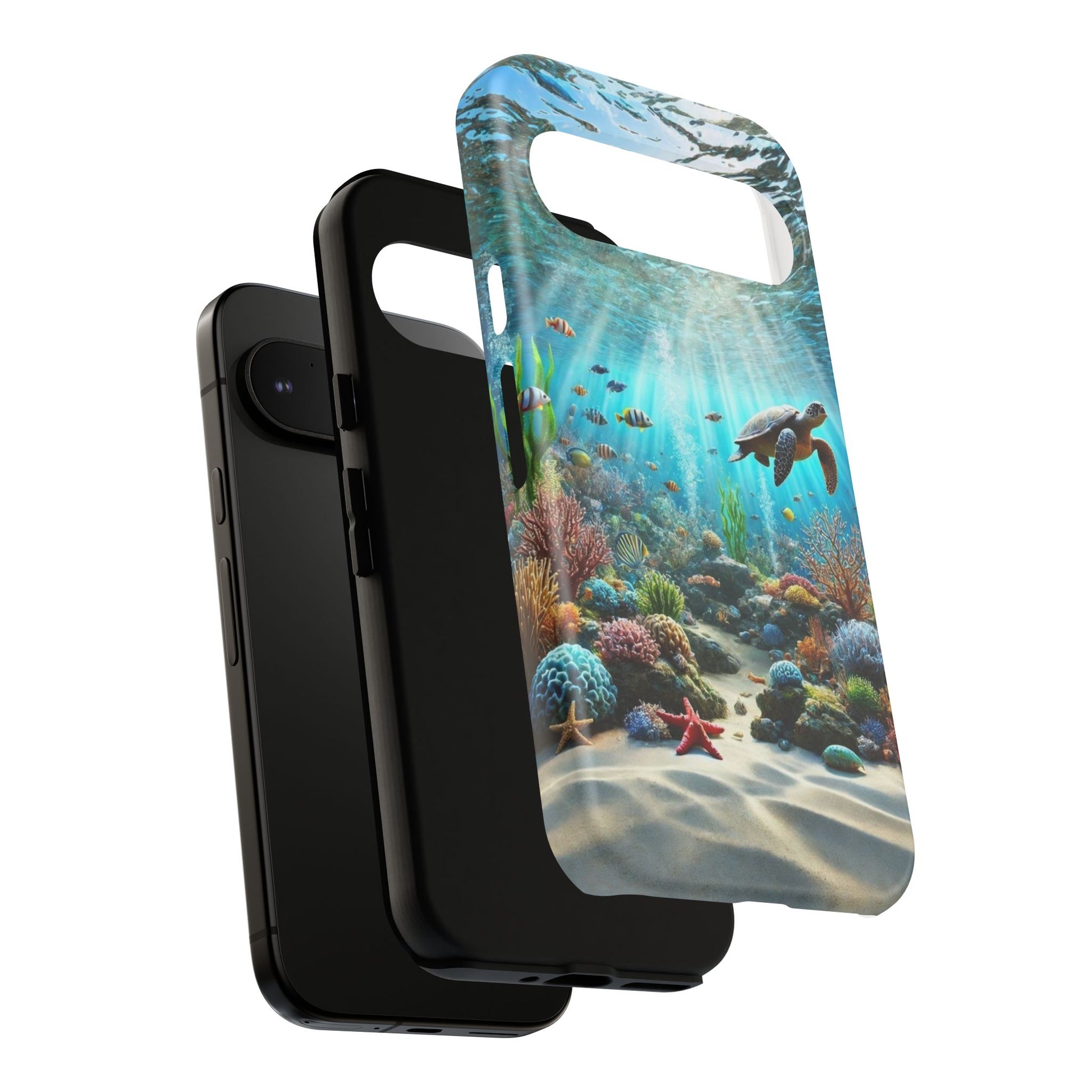 Under Sea Landscape Tough Cases for iPhones, Samsung, and Pixel