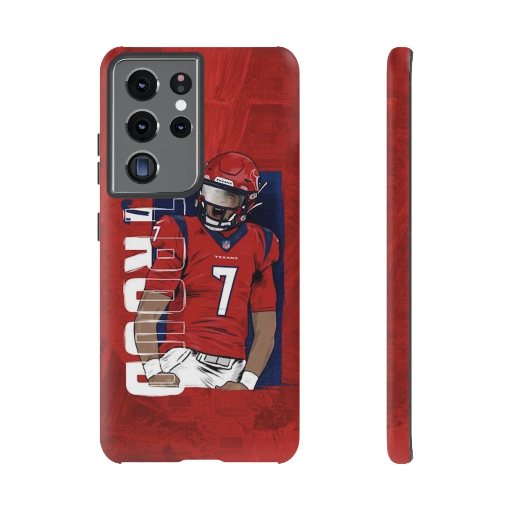 Houston Texans Football CJ Stroud Tough Cases for iPhones, Samsung, and Pixel